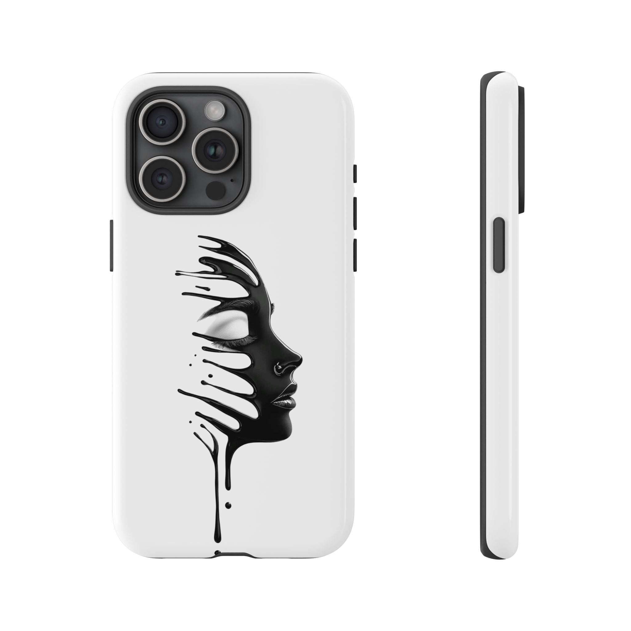 Stylish Phone Case with Artistic Design, Tough Phone Cover, Unique Phone Accessory, Gift for Art Lovers, Trendy Protective Case