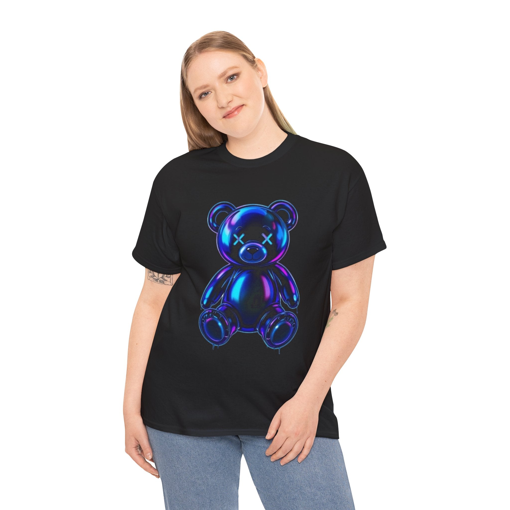 Glowing Bear Graphic Tee - Unique Fashion, Unisex T-Shirt, Trendy Streetwear, Gift for Friends, Cool Casual Wear, Original Style