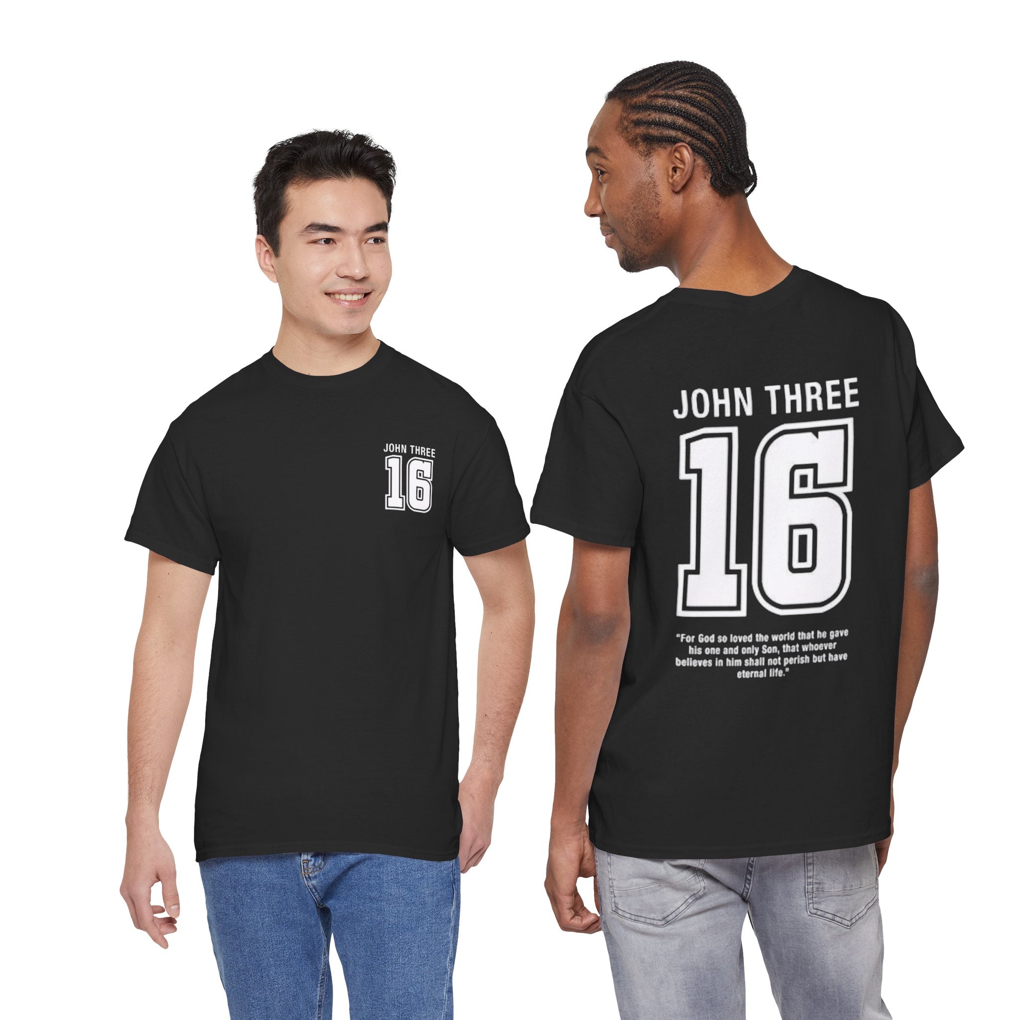 John 3:16 T-Shirt — Christian Faith Verse Tee