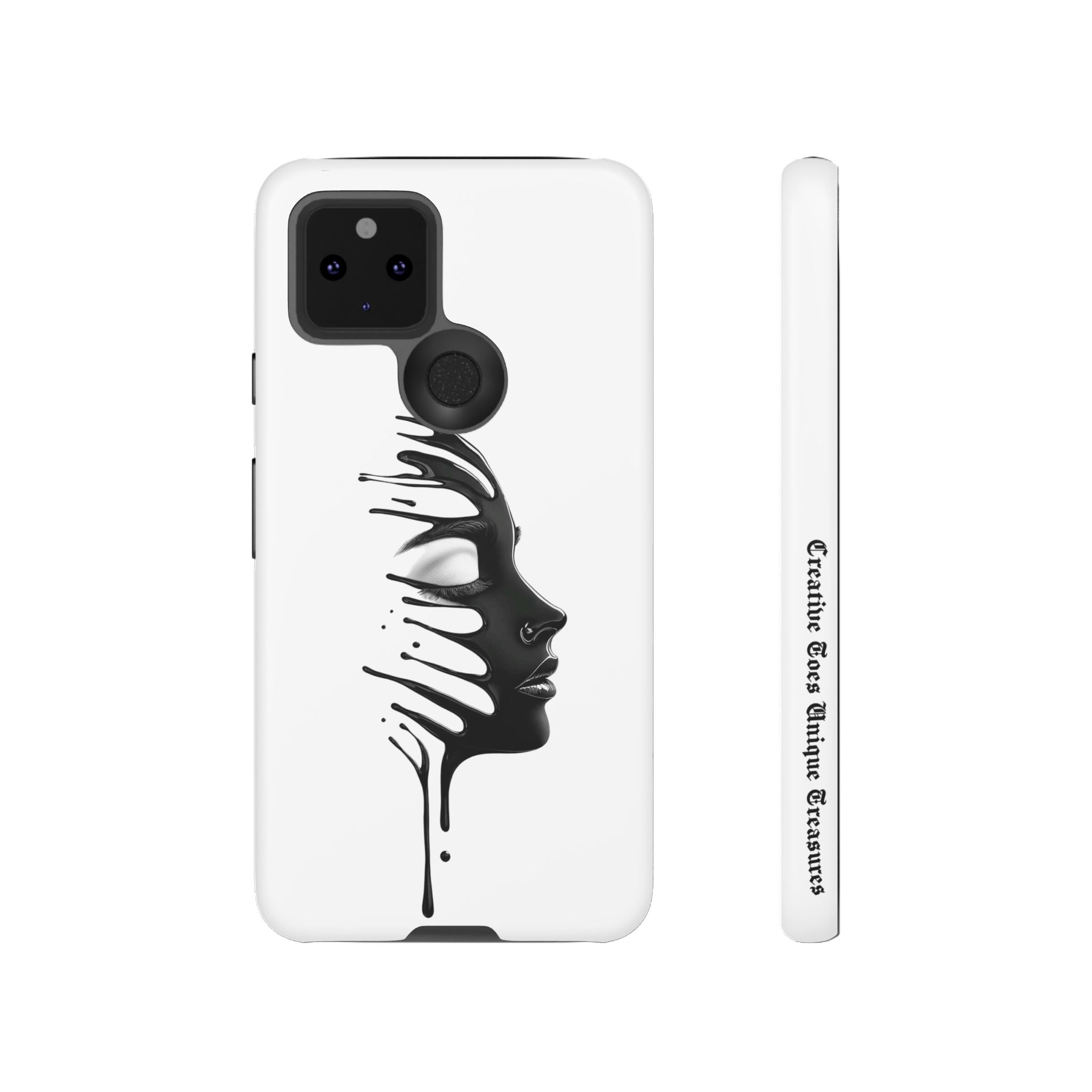 Stylish Phone Case with Artistic Design, Tough Phone Cover, Unique Phone Accessory, Gift for Art Lovers, Trendy Protective Case