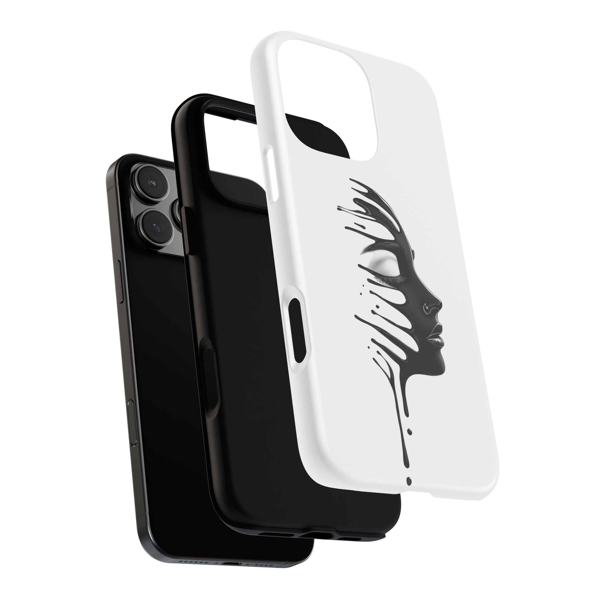 Stylish Phone Case with Artistic Design, Tough Phone Cover, Unique Phone Accessory, Gift for Art Lovers, Trendy Protective Case