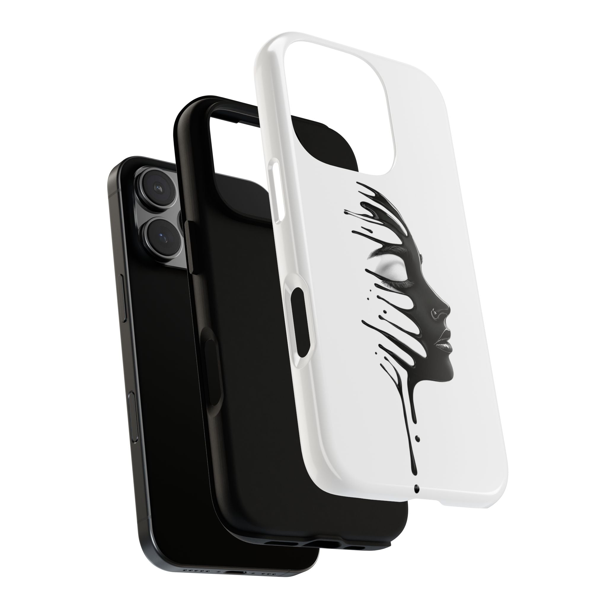 Stylish Phone Case with Artistic Design, Tough Phone Cover, Unique Phone Accessory, Gift for Art Lovers, Trendy Protective Case