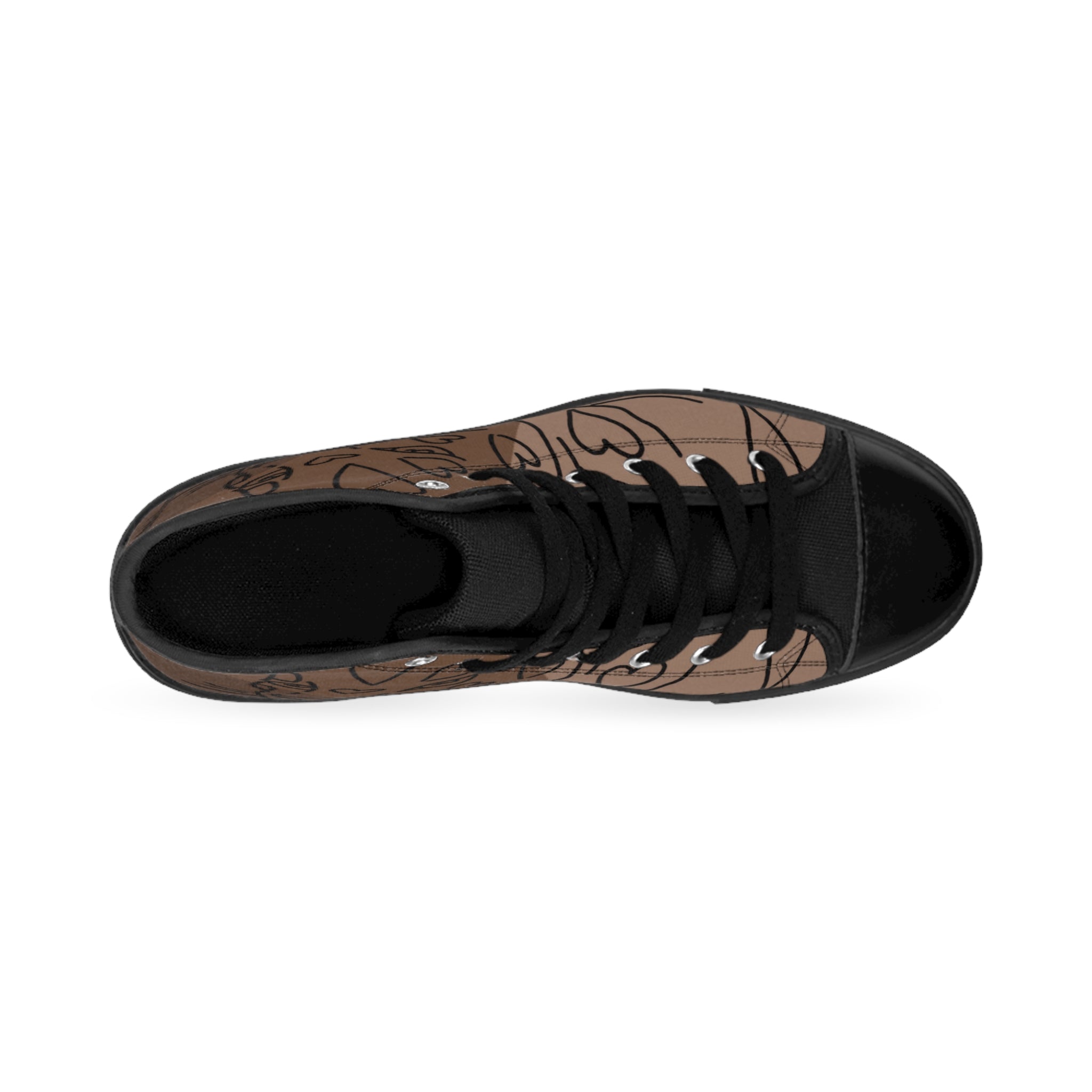 Stylish Cat-Themed High-Top Sneakers for Animal Lovers, Unique Gift for Pet Owners, Comfortable Casual Footwear, Trendy Animal Print Shoes