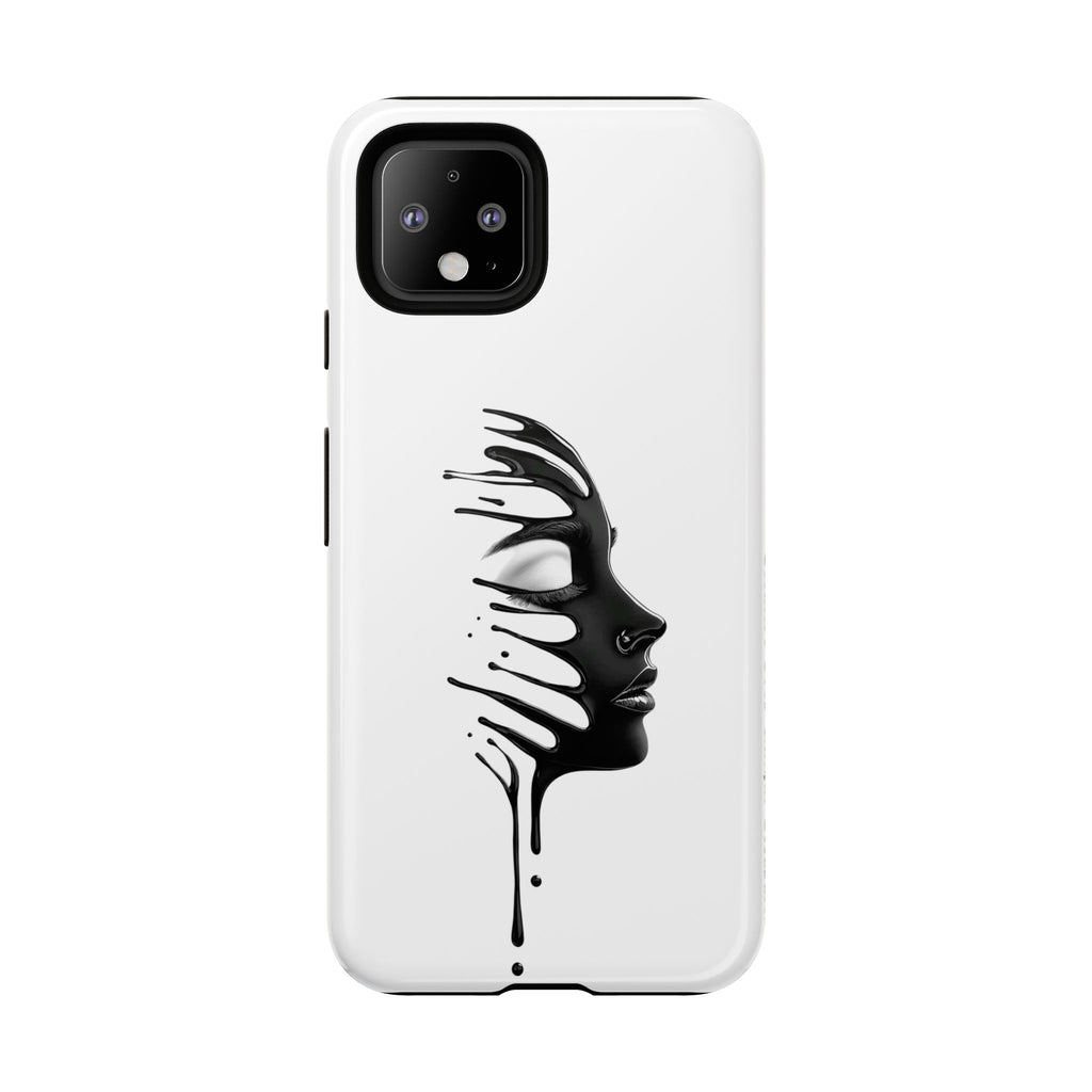 Stylish Phone Case with Artistic Design, Tough Phone Cover, Unique Phone Accessory, Gift for Art Lovers, Trendy Protective Case