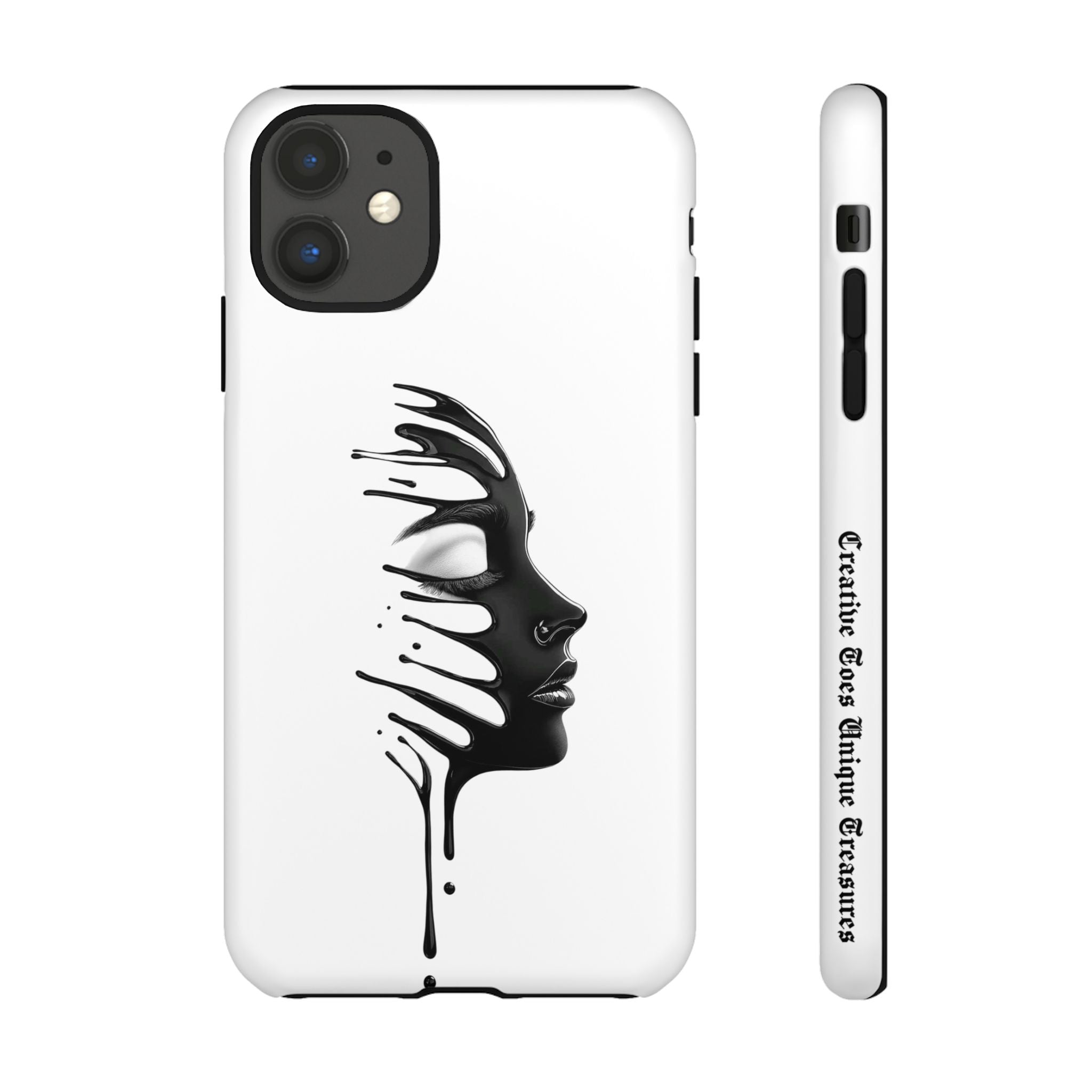 Stylish Phone Case with Artistic Design, Tough Phone Cover, Unique Phone Accessory, Gift for Art Lovers, Trendy Protective Case