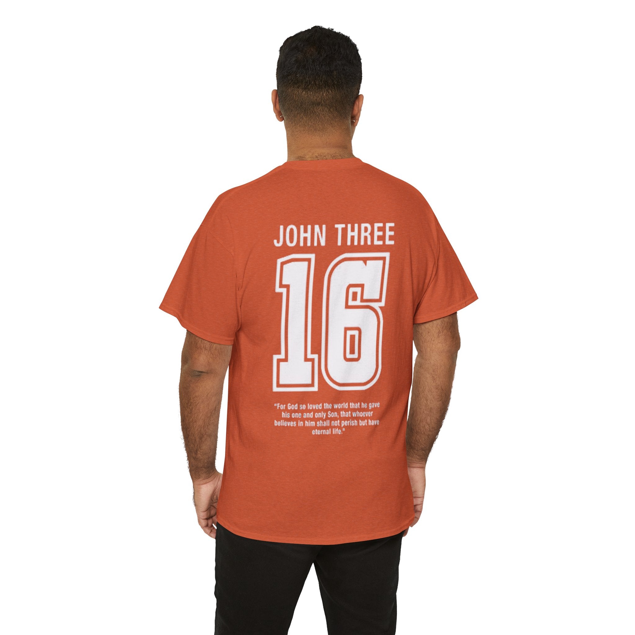 John 3:16 T-Shirt — Christian Faith Verse Tee