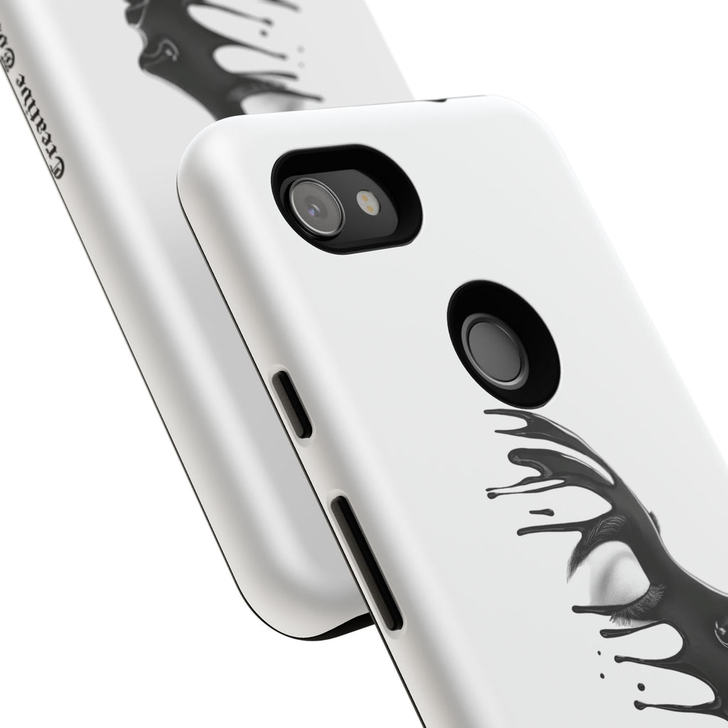 Stylish Phone Case with Artistic Design, Tough Phone Cover, Unique Phone Accessory, Gift for Art Lovers, Trendy Protective Case