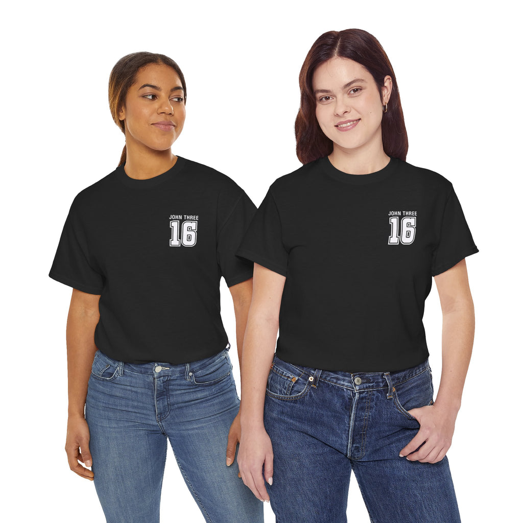 John 3:16 T-Shirt — Christian Faith Verse Tee