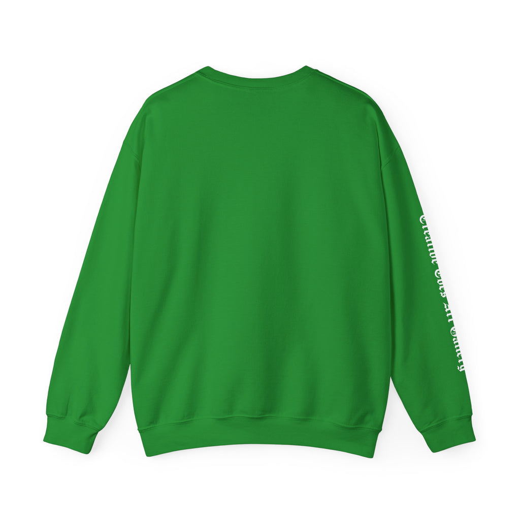 “Inspiring The world One Toe At A Time” Unisex Crewneck Sweatshirt | Creative Toes Art Gallery
