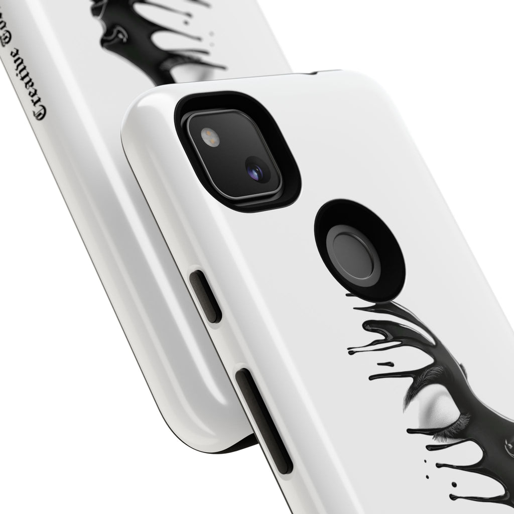 Stylish Phone Case with Artistic Design, Tough Phone Cover, Unique Phone Accessory, Gift for Art Lovers, Trendy Protective Case