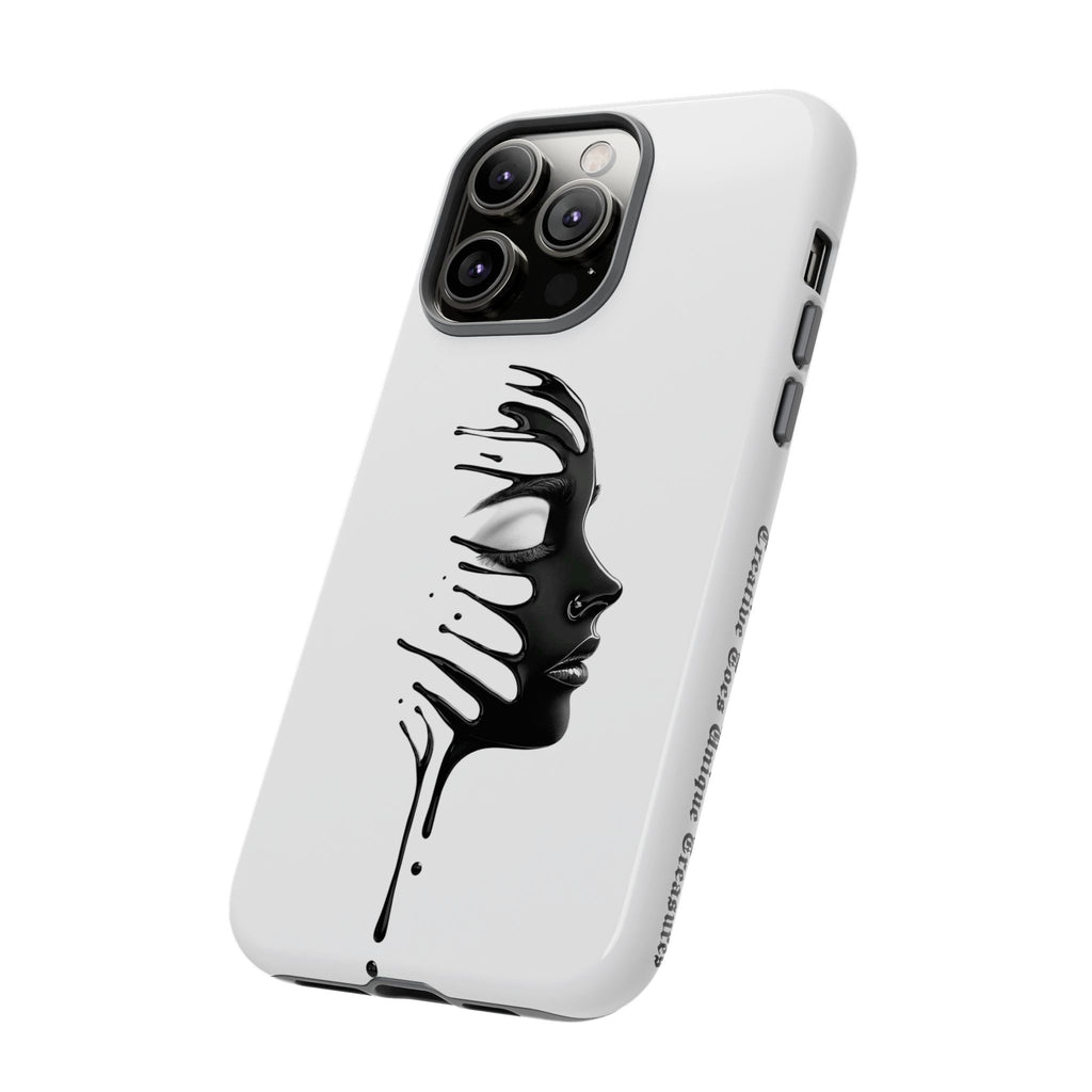 Stylish Phone Case with Artistic Design, Tough Phone Cover, Unique Phone Accessory, Gift for Art Lovers, Trendy Protective Case