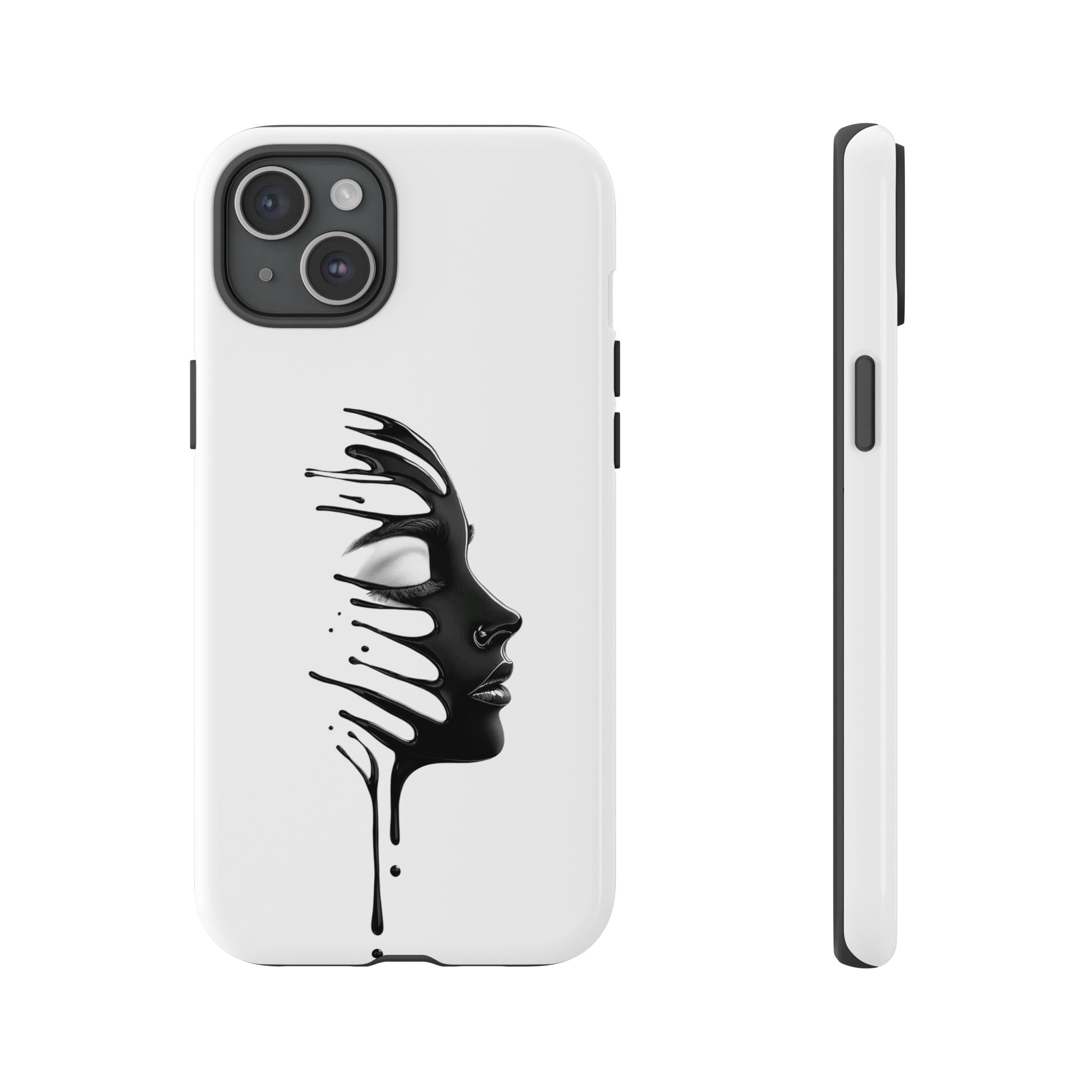 Stylish Phone Case with Artistic Design, Tough Phone Cover, Unique Phone Accessory, Gift for Art Lovers, Trendy Protective Case