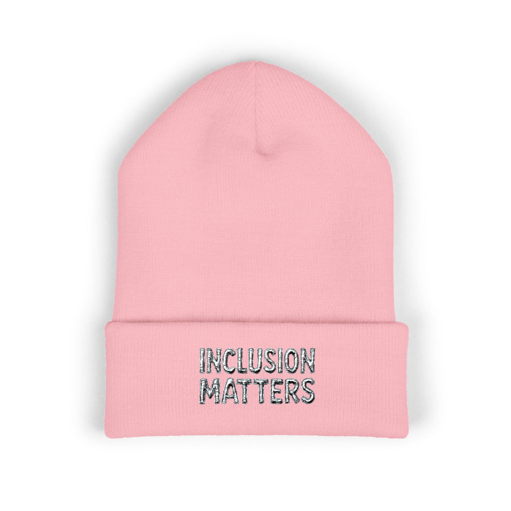 Inclusion Matters Embroidered Cuffed Beanie