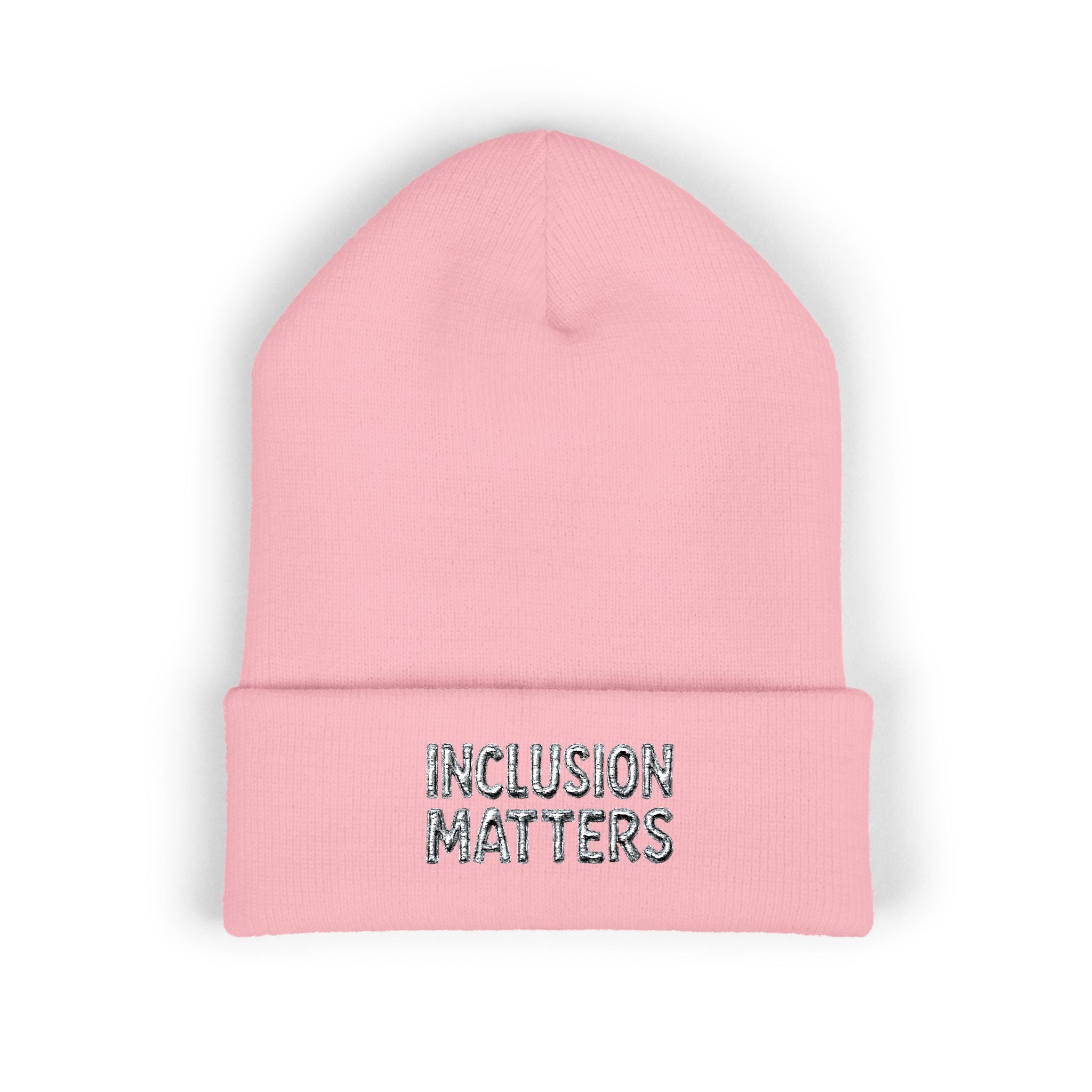 Inclusion Matters Embroidered Cuffed Beanie