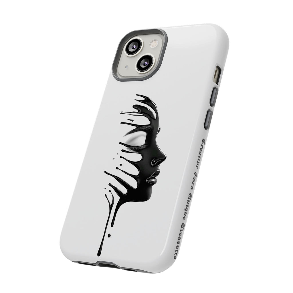 Stylish Phone Case with Artistic Design, Tough Phone Cover, Unique Phone Accessory, Gift for Art Lovers, Trendy Protective Case