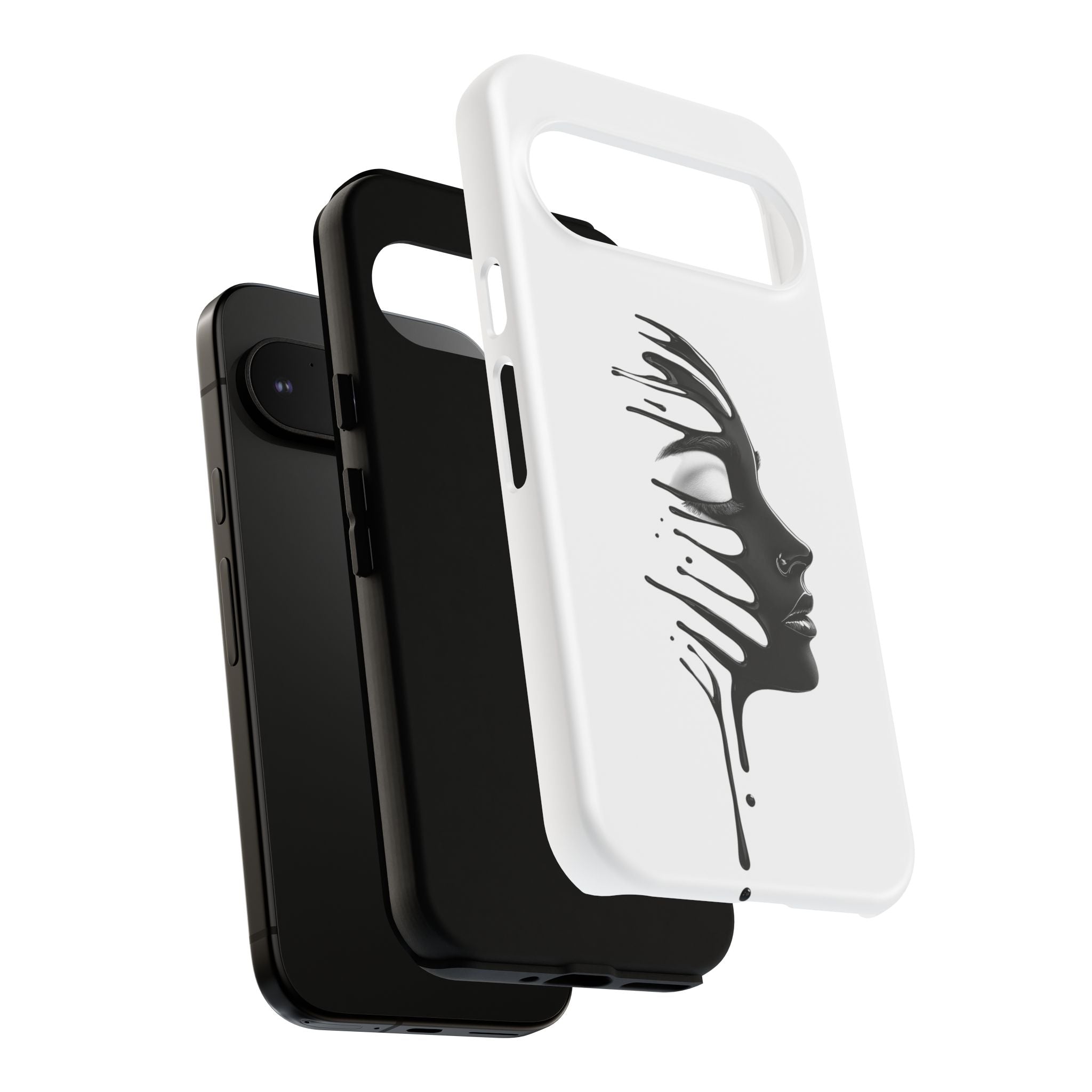 Stylish Phone Case with Artistic Design, Tough Phone Cover, Unique Phone Accessory, Gift for Art Lovers, Trendy Protective Case