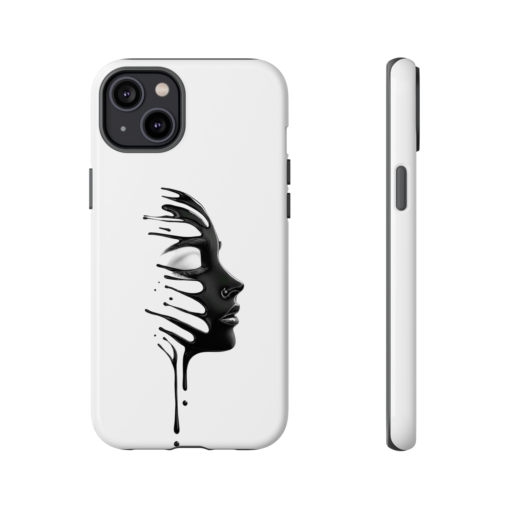 Stylish Phone Case with Artistic Design, Tough Phone Cover, Unique Phone Accessory, Gift for Art Lovers, Trendy Protective Case