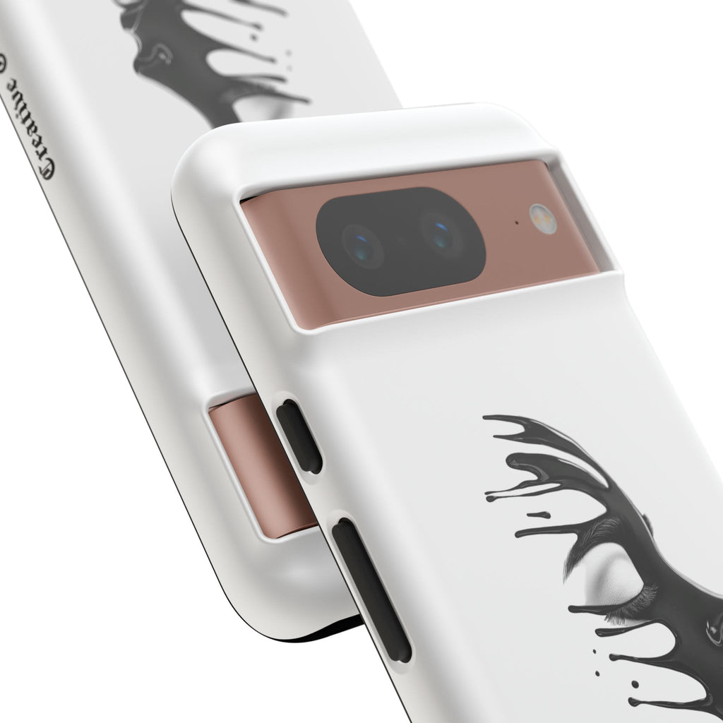 Stylish Phone Case with Artistic Design, Tough Phone Cover, Unique Phone Accessory, Gift for Art Lovers, Trendy Protective Case