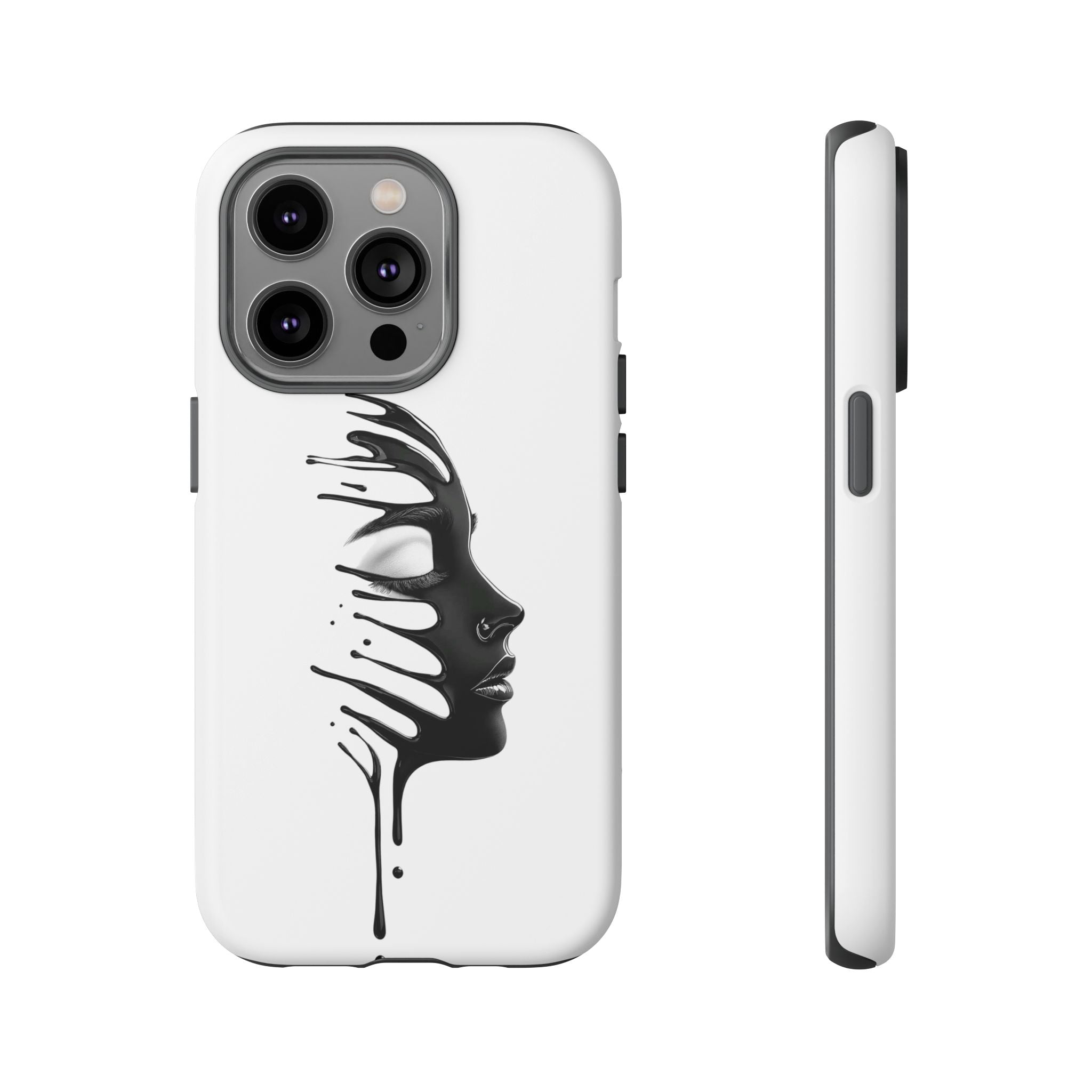 Stylish Phone Case with Artistic Design, Tough Phone Cover, Unique Phone Accessory, Gift for Art Lovers, Trendy Protective Case