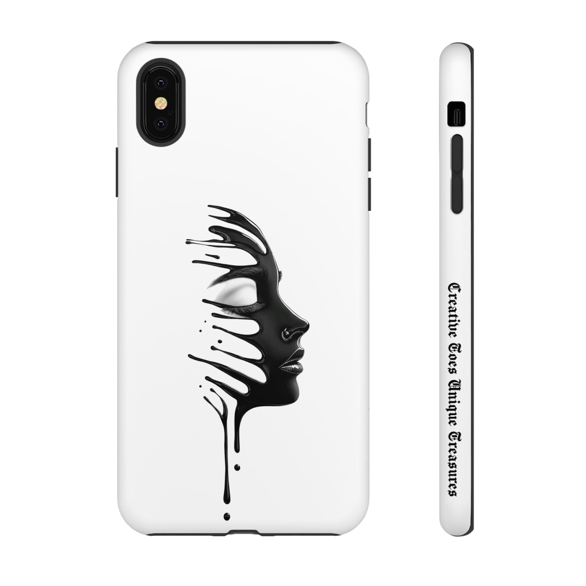 Stylish Phone Case with Artistic Design, Tough Phone Cover, Unique Phone Accessory, Gift for Art Lovers, Trendy Protective Case