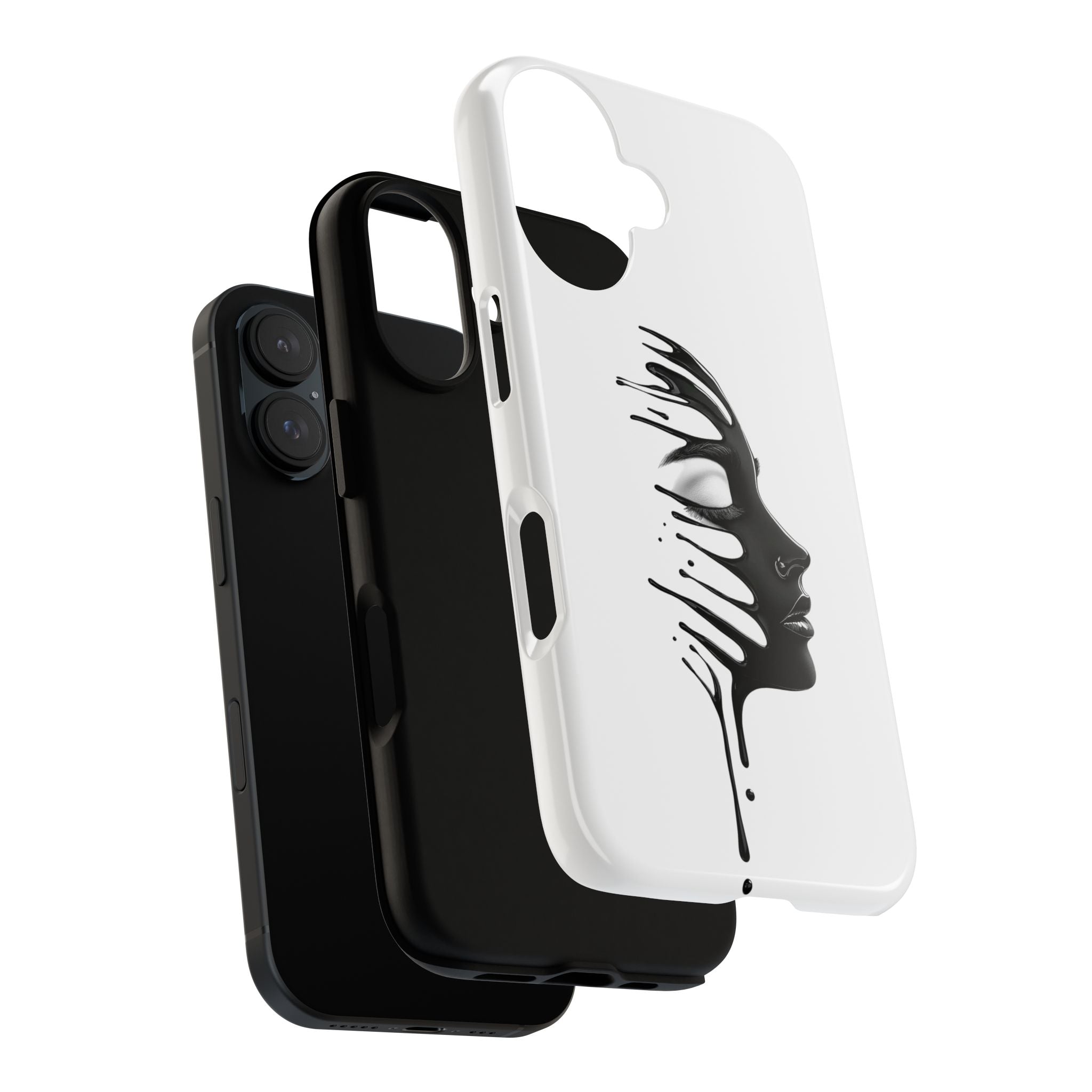 Stylish Phone Case with Artistic Design, Tough Phone Cover, Unique Phone Accessory, Gift for Art Lovers, Trendy Protective Case