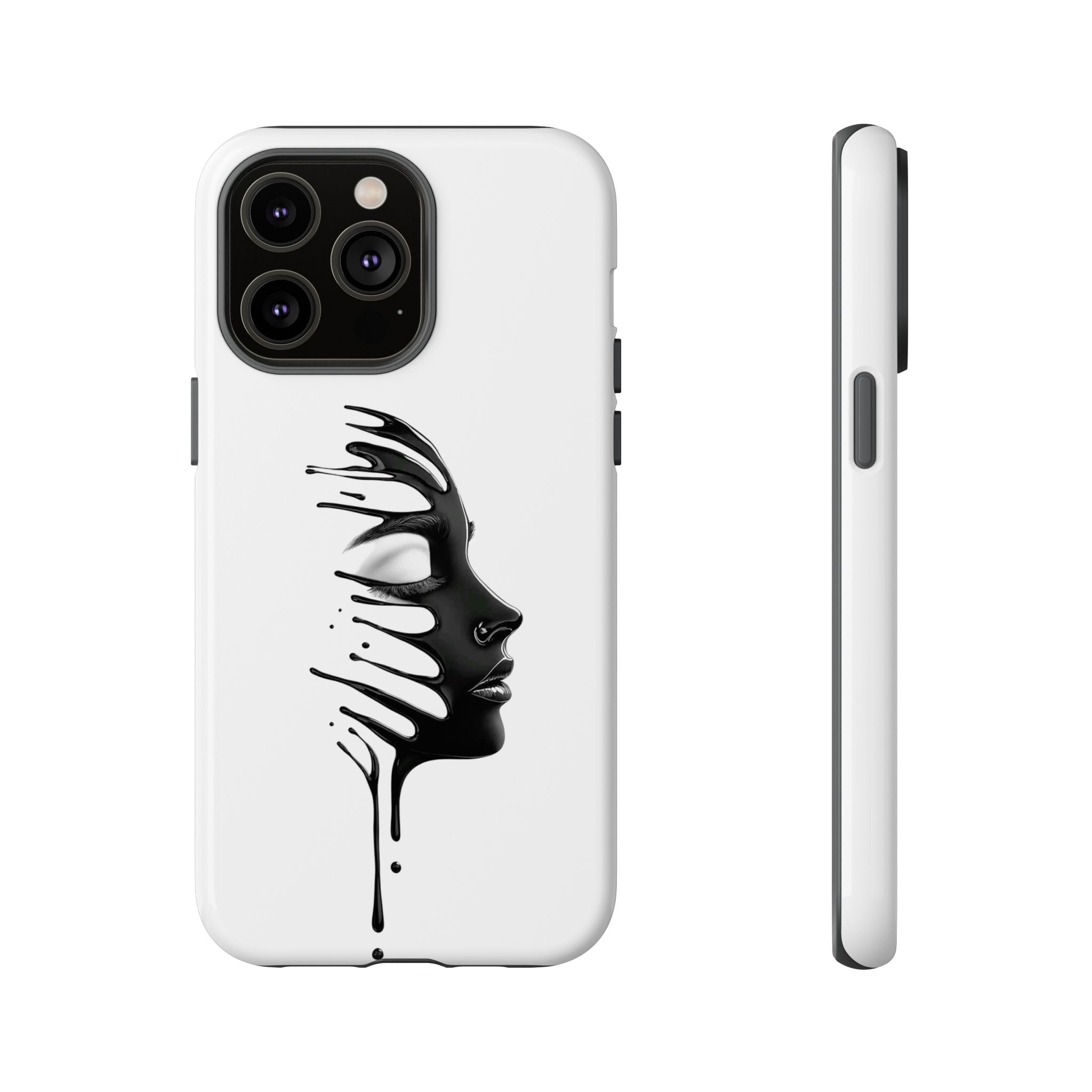 Stylish Phone Case with Artistic Design, Tough Phone Cover, Unique Phone Accessory, Gift for Art Lovers, Trendy Protective Case