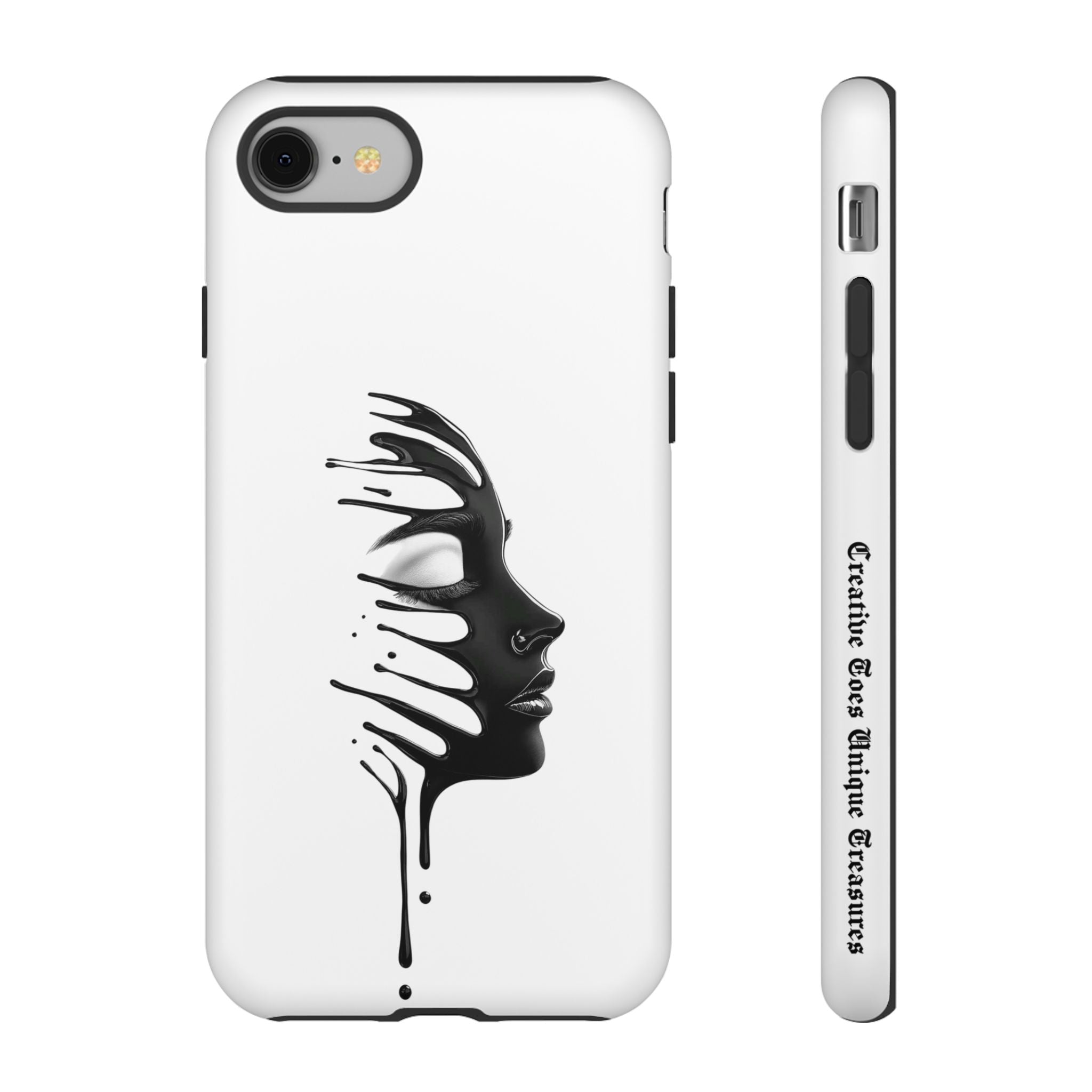 Stylish Phone Case with Artistic Design, Tough Phone Cover, Unique Phone Accessory, Gift for Art Lovers, Trendy Protective Case