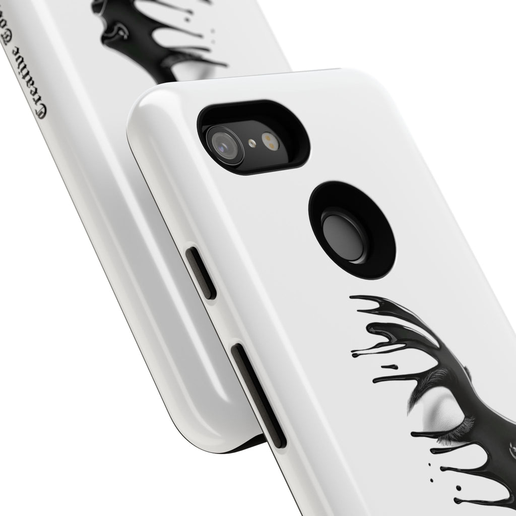 Stylish Phone Case with Artistic Design, Tough Phone Cover, Unique Phone Accessory, Gift for Art Lovers, Trendy Protective Case
