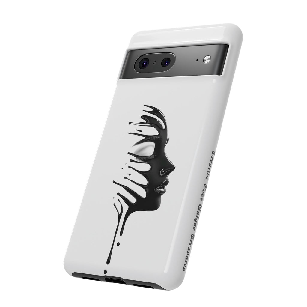 Stylish Phone Case with Artistic Design, Tough Phone Cover, Unique Phone Accessory, Gift for Art Lovers, Trendy Protective Case
