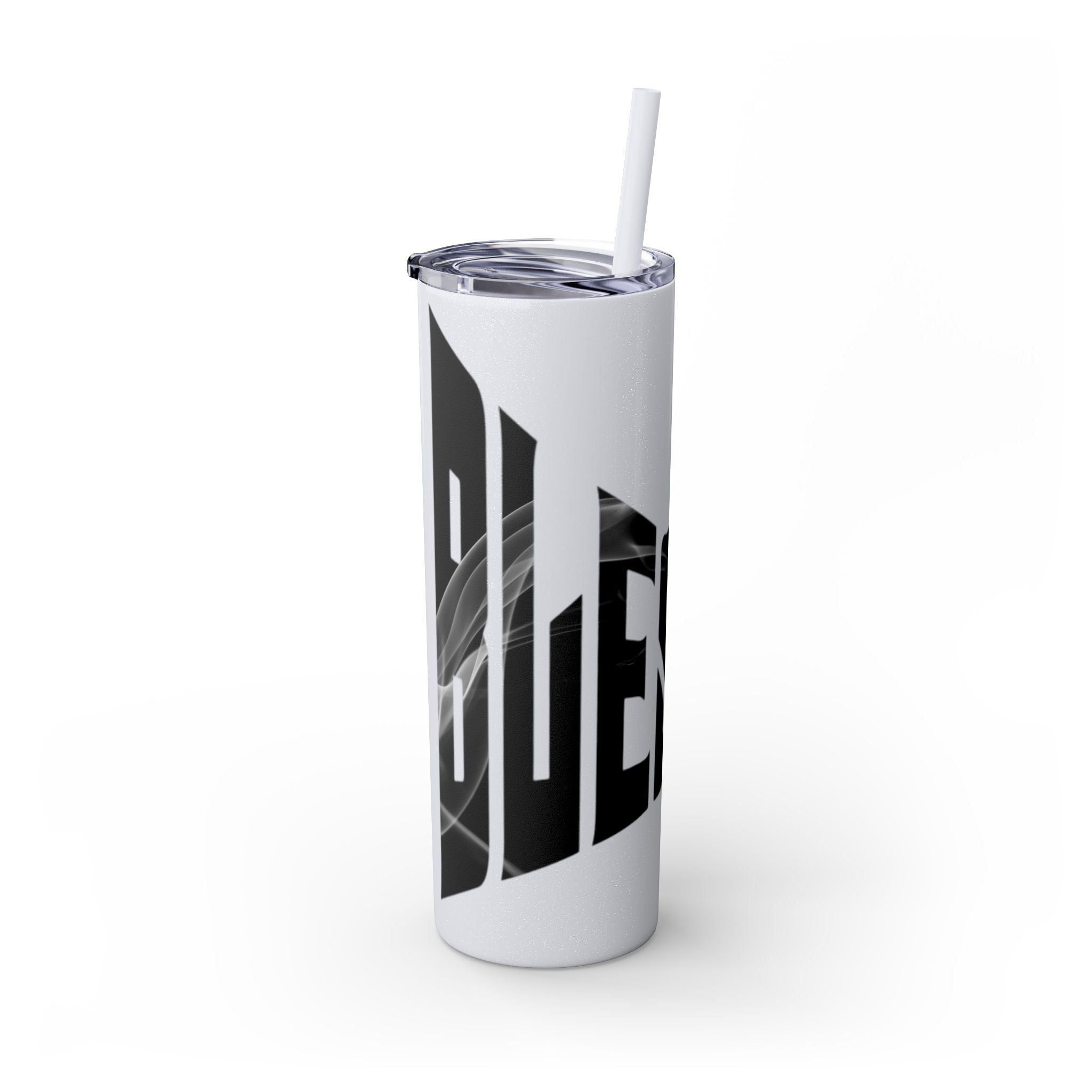 Inspirational Skinny Tumbler, 20oz - Motivational Drinkware, Gift for Her, Office Supplies, Travel Mug, Cheerful Hydration