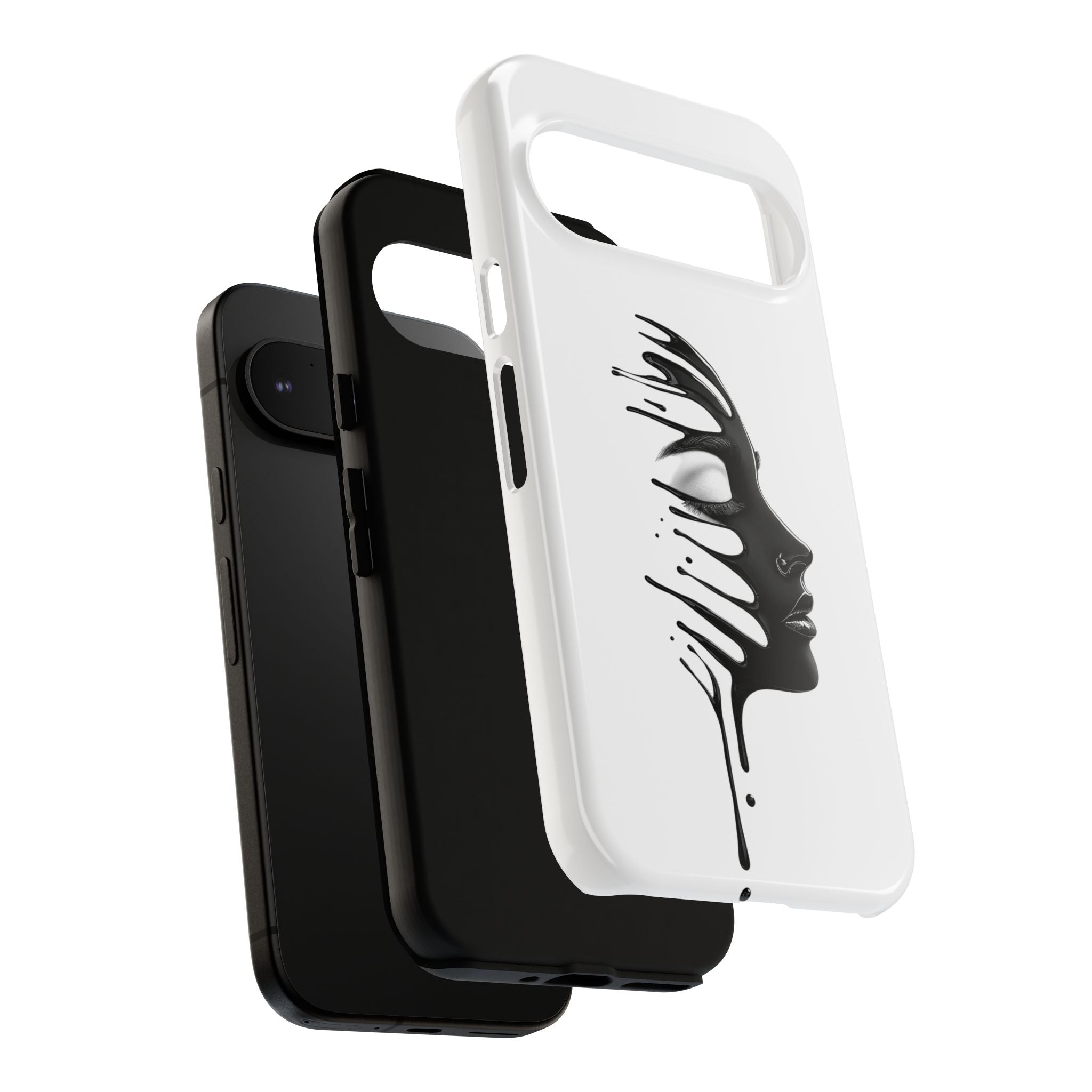 Stylish Phone Case with Artistic Design, Tough Phone Cover, Unique Phone Accessory, Gift for Art Lovers, Trendy Protective Case