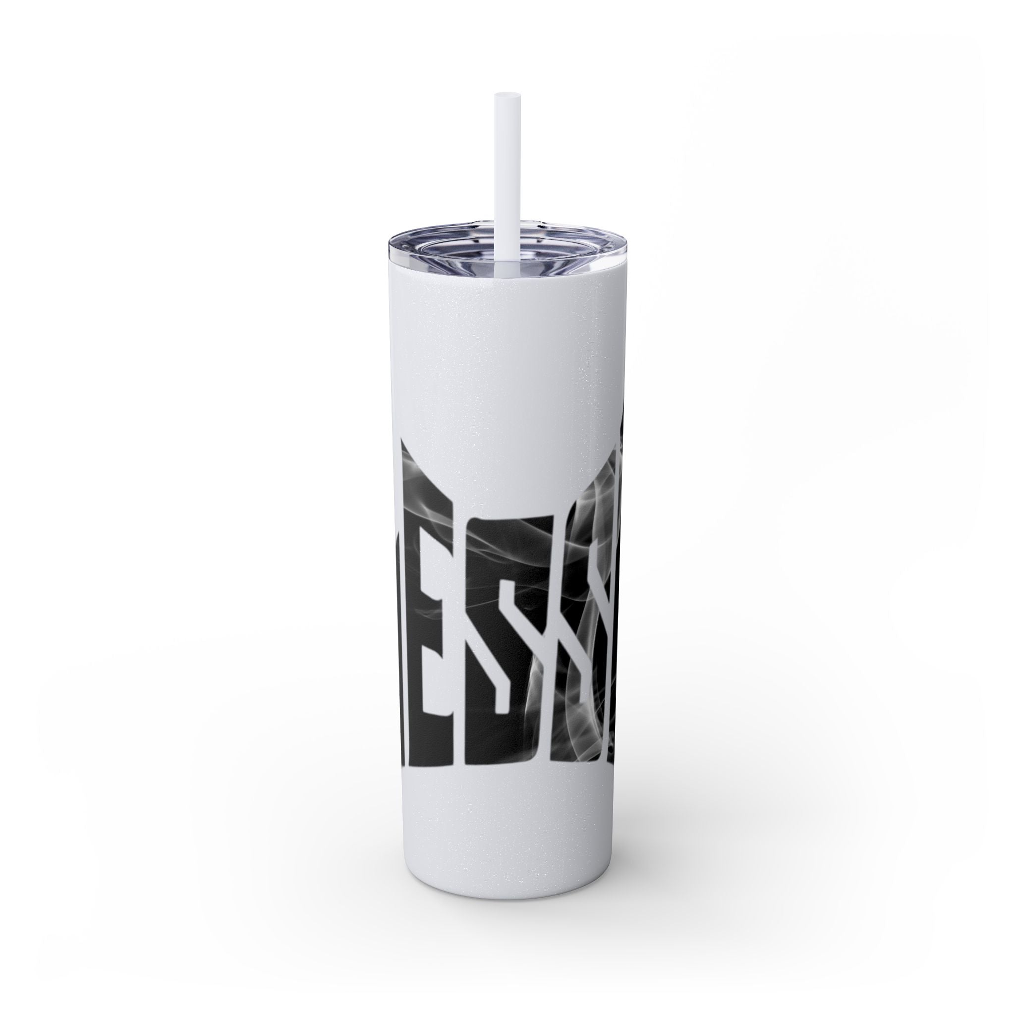 Inspirational Skinny Tumbler, 20oz - Motivational Drinkware, Gift for Her, Office Supplies, Travel Mug, Cheerful Hydration