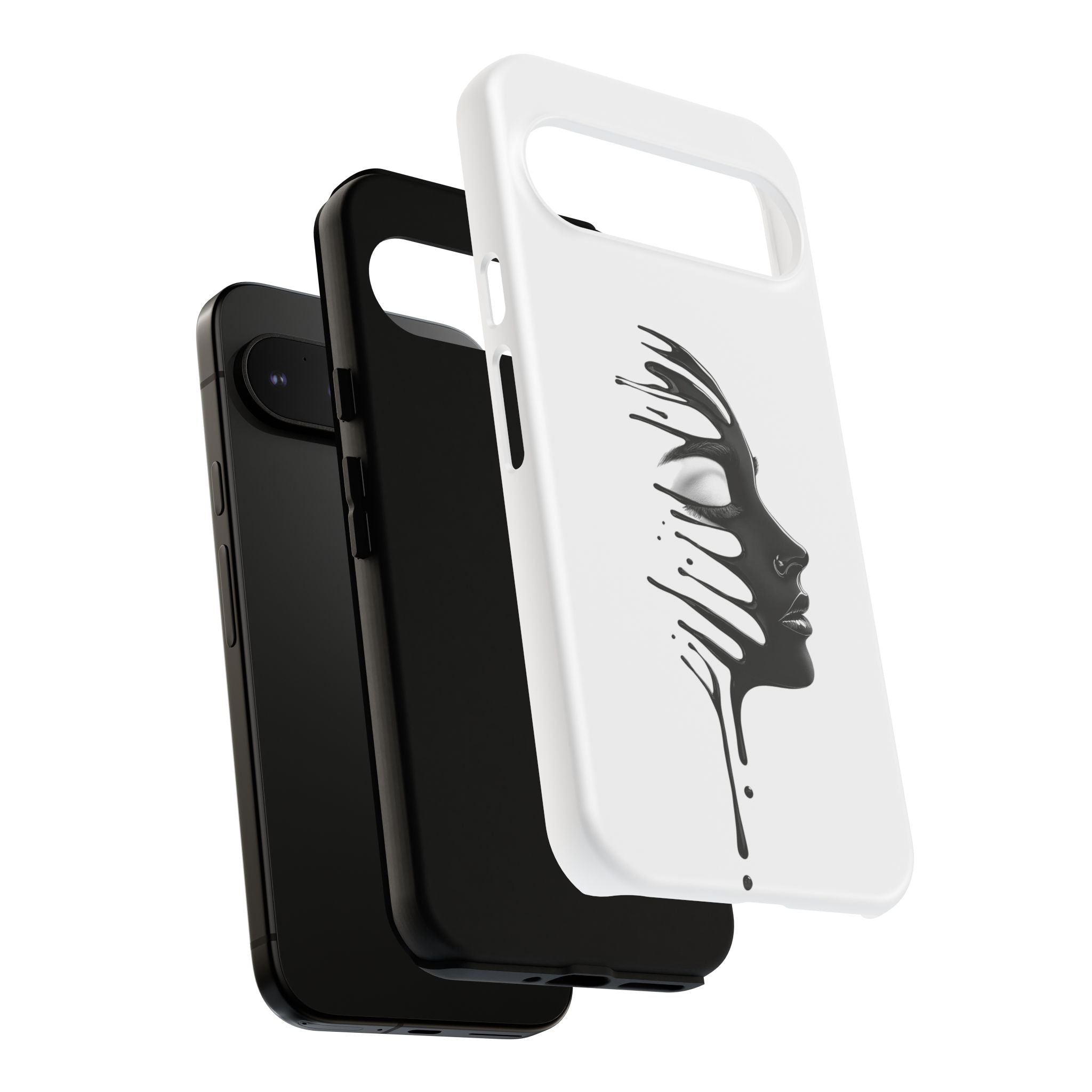 Stylish Phone Case with Artistic Design, Tough Phone Cover, Unique Phone Accessory, Gift for Art Lovers, Trendy Protective Case