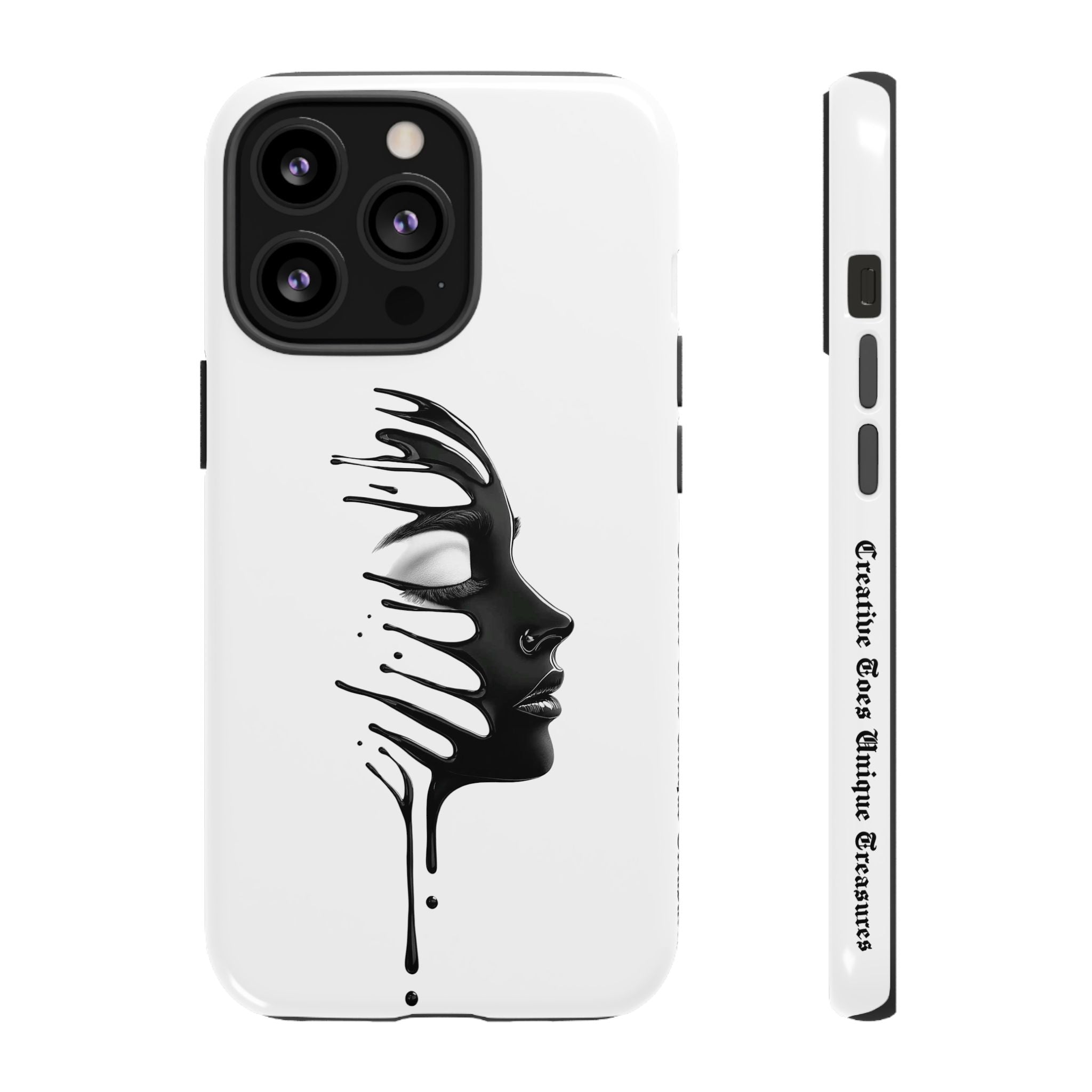 Stylish Phone Case with Artistic Design, Tough Phone Cover, Unique Phone Accessory, Gift for Art Lovers, Trendy Protective Case