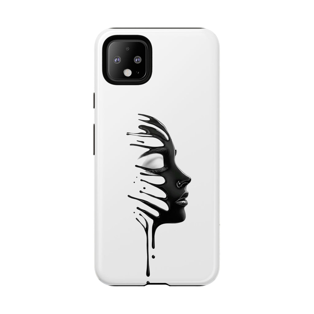 Stylish Phone Case with Artistic Design, Tough Phone Cover, Unique Phone Accessory, Gift for Art Lovers, Trendy Protective Case