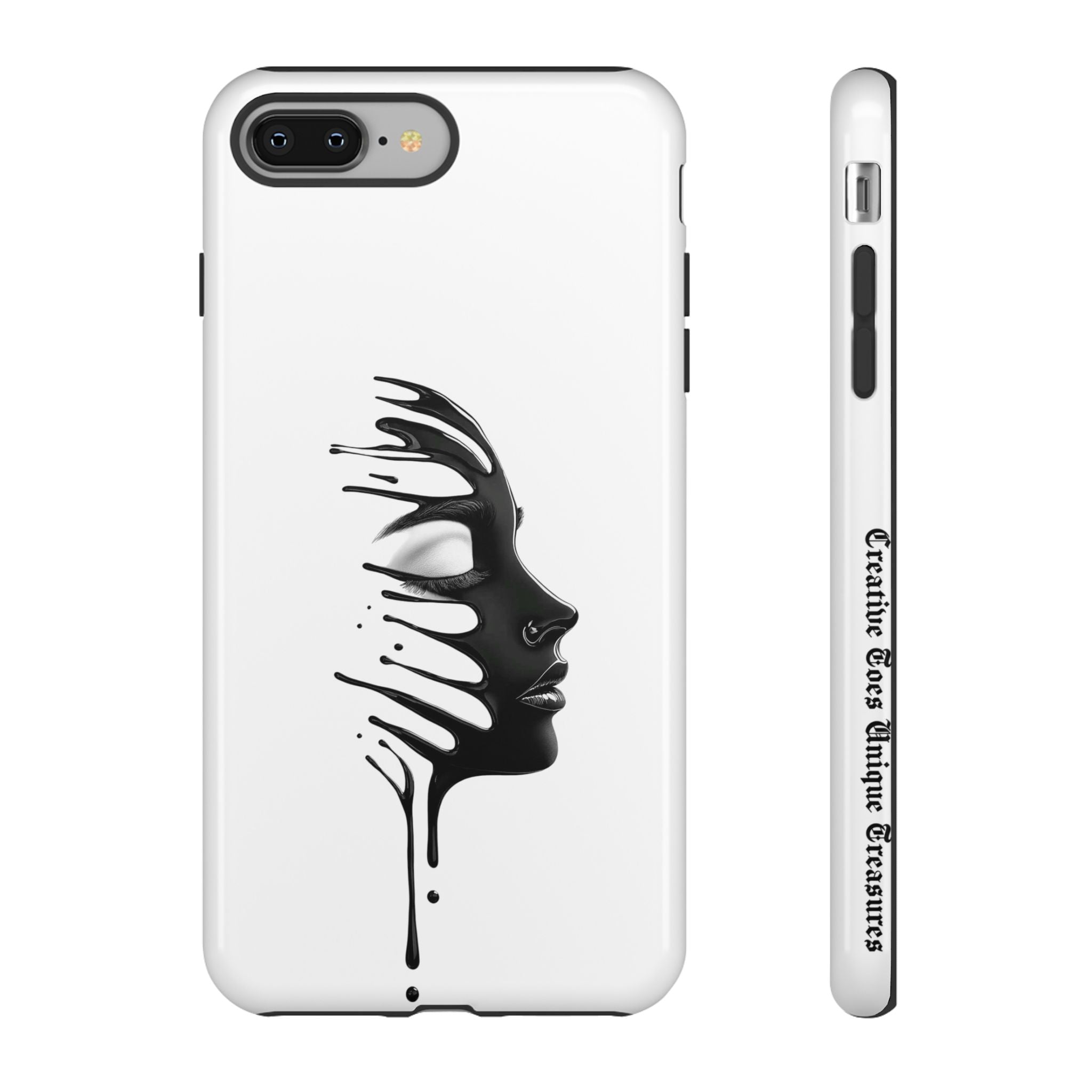 Stylish Phone Case with Artistic Design, Tough Phone Cover, Unique Phone Accessory, Gift for Art Lovers, Trendy Protective Case