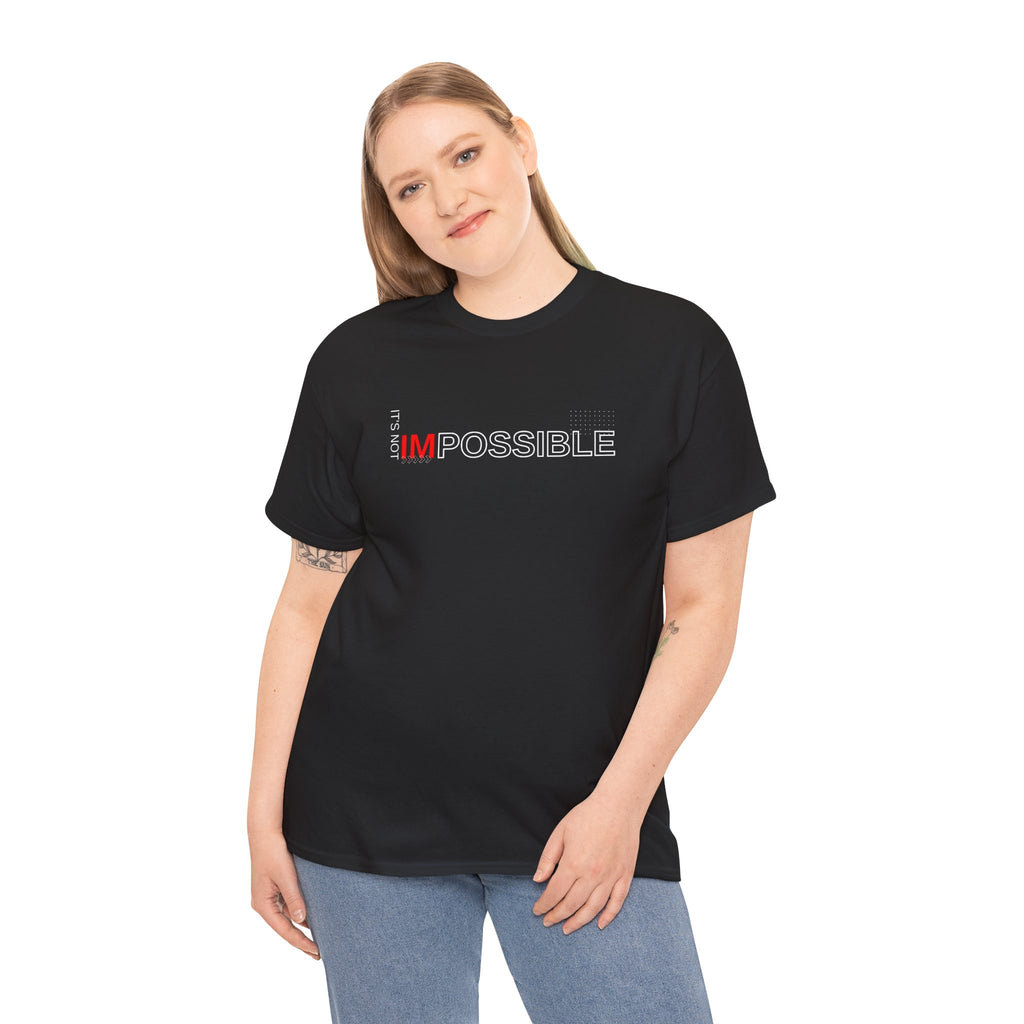 Inspirational Unisex Heavy Cotton Tee - Perfect for Motivation, Gifts, Casual Wear, Everyday Comfort, Fitness Enthusiasts
