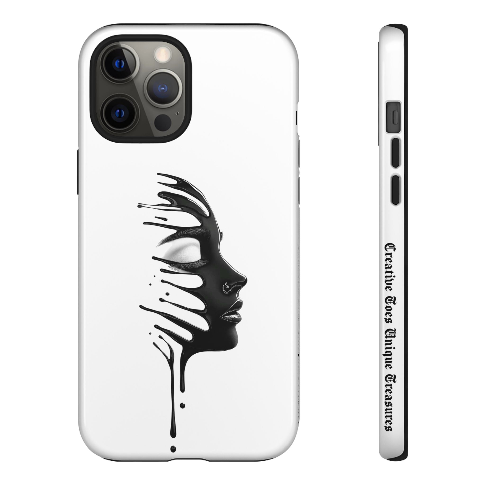 Stylish Phone Case with Artistic Design, Tough Phone Cover, Unique Phone Accessory, Gift for Art Lovers, Trendy Protective Case