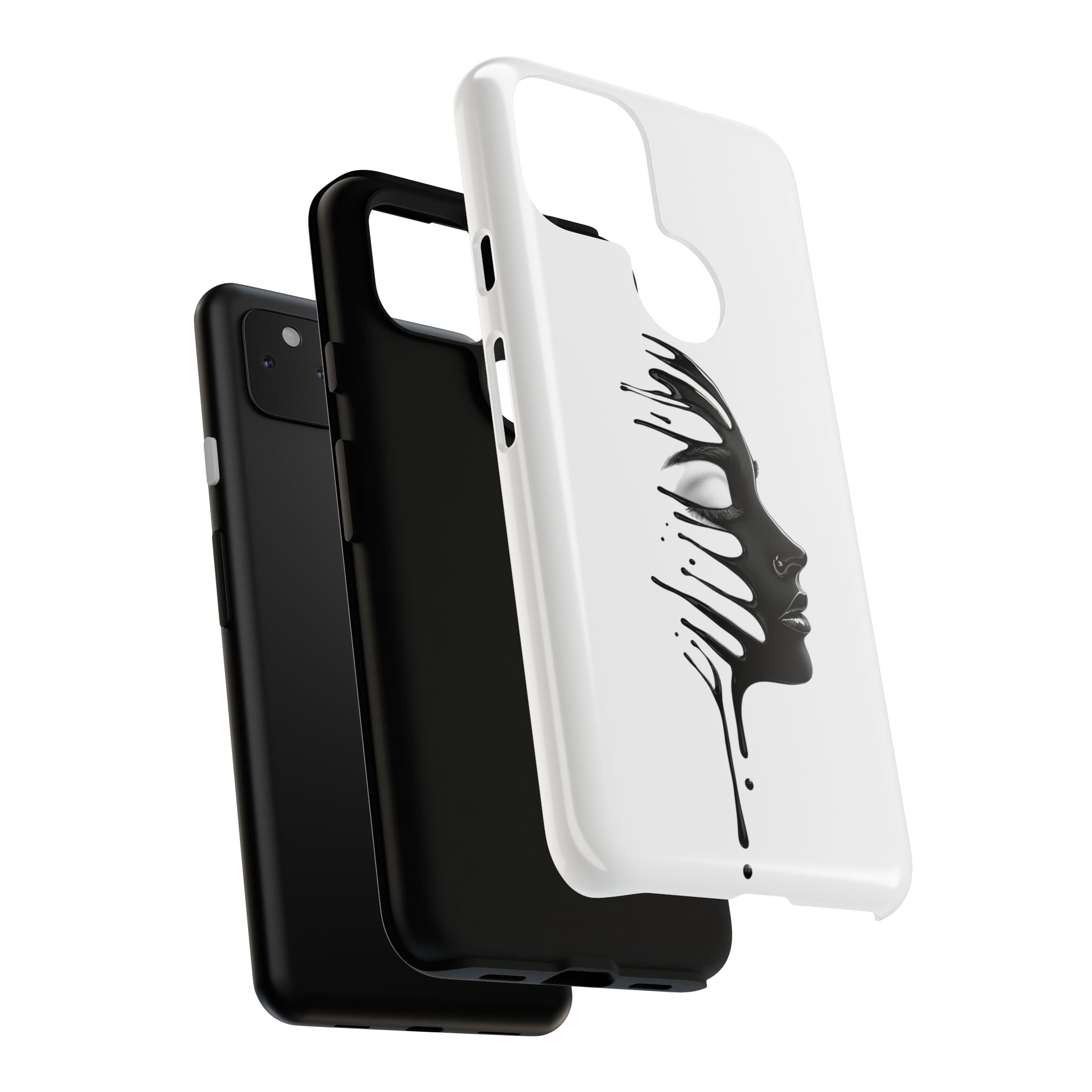 Stylish Phone Case with Artistic Design, Tough Phone Cover, Unique Phone Accessory, Gift for Art Lovers, Trendy Protective Case