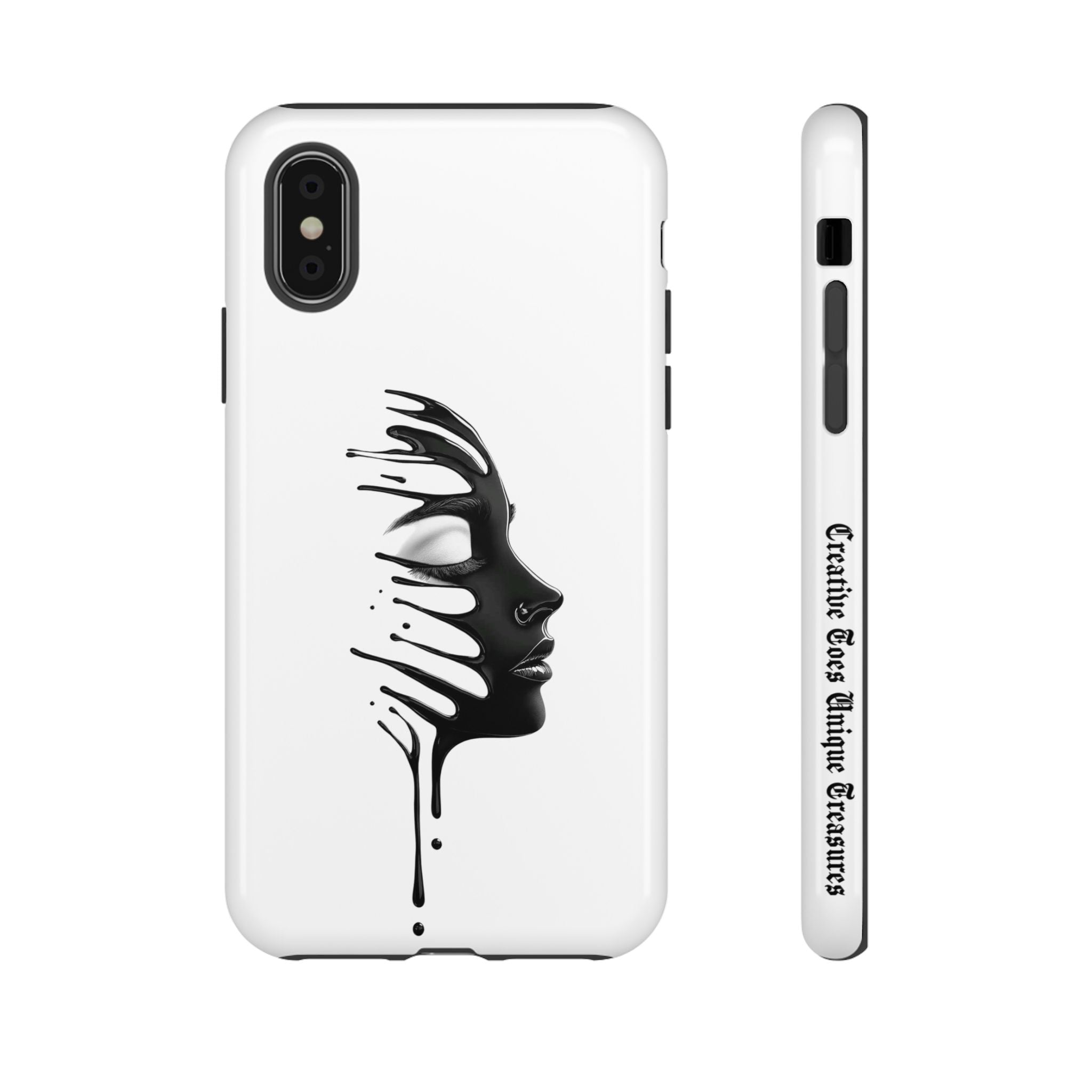 Stylish Phone Case with Artistic Design, Tough Phone Cover, Unique Phone Accessory, Gift for Art Lovers, Trendy Protective Case