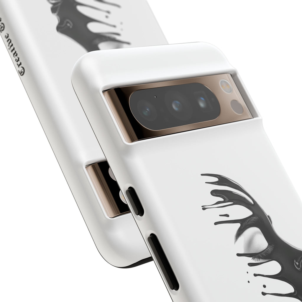 Stylish Phone Case with Artistic Design, Tough Phone Cover, Unique Phone Accessory, Gift for Art Lovers, Trendy Protective Case