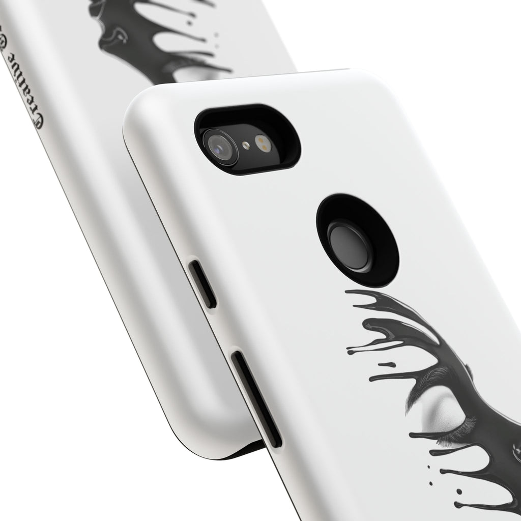 Stylish Phone Case with Artistic Design, Tough Phone Cover, Unique Phone Accessory, Gift for Art Lovers, Trendy Protective Case