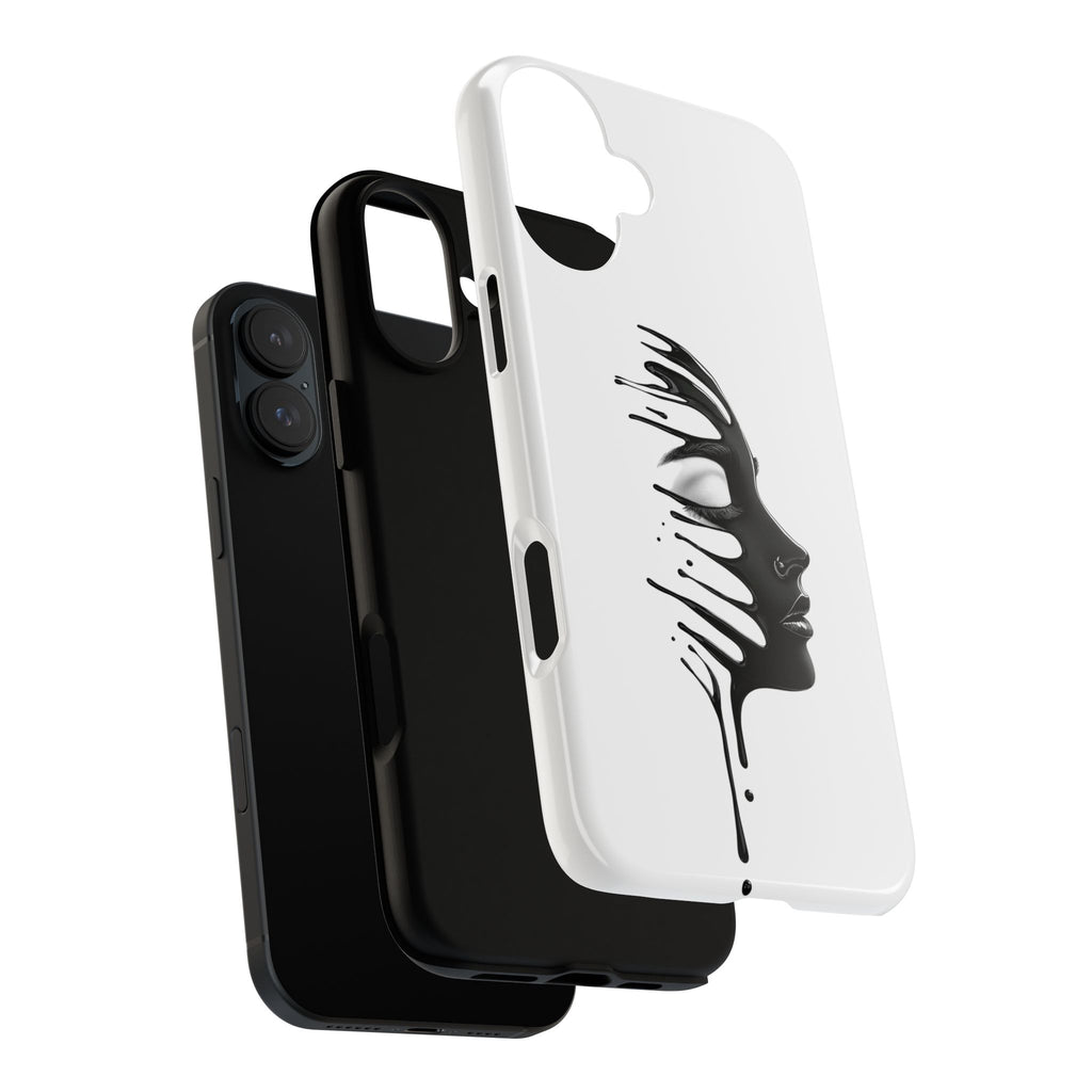 Stylish Phone Case with Artistic Design, Tough Phone Cover, Unique Phone Accessory, Gift for Art Lovers, Trendy Protective Case