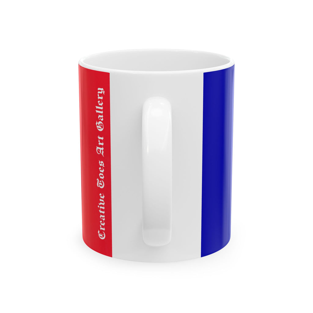 “Hand in hand” artistic Ceramic Mug - Hand Connection Design, 11oz & 15oz
