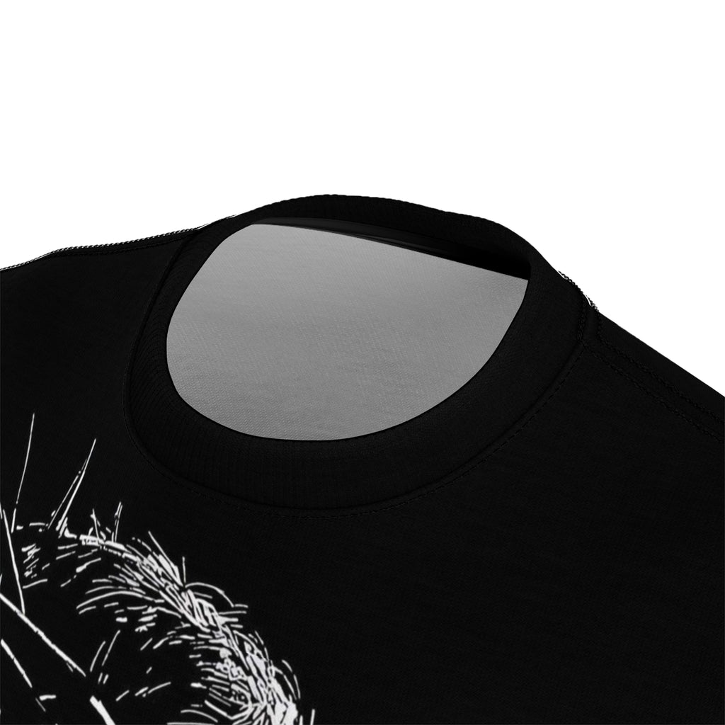 Jesus Christ Portrait Tee — Crown of Thorns Christian Faith T-Shirt (AOP)