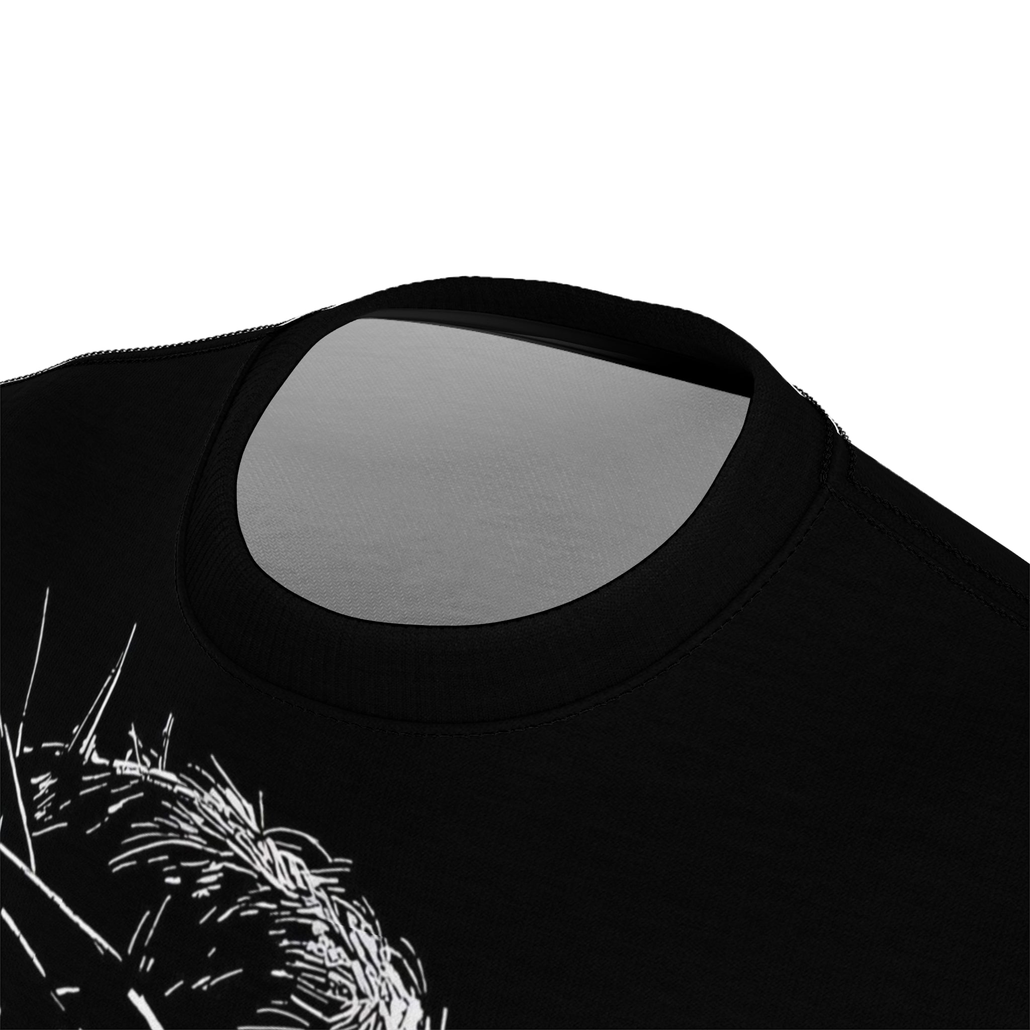Jesus Christ Portrait Tee — Crown of Thorns Christian Faith T-Shirt (AOP)