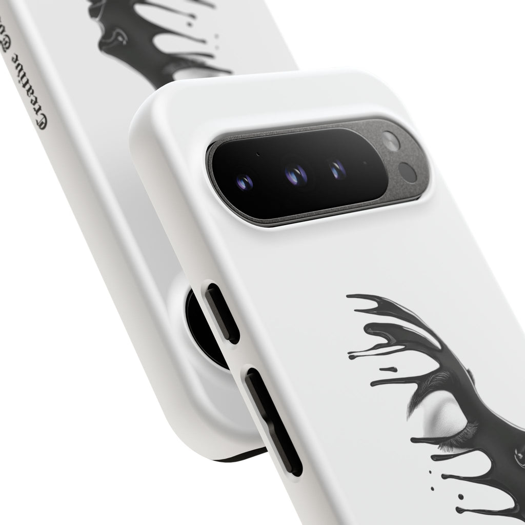 Stylish Phone Case with Artistic Design, Tough Phone Cover, Unique Phone Accessory, Gift for Art Lovers, Trendy Protective Case