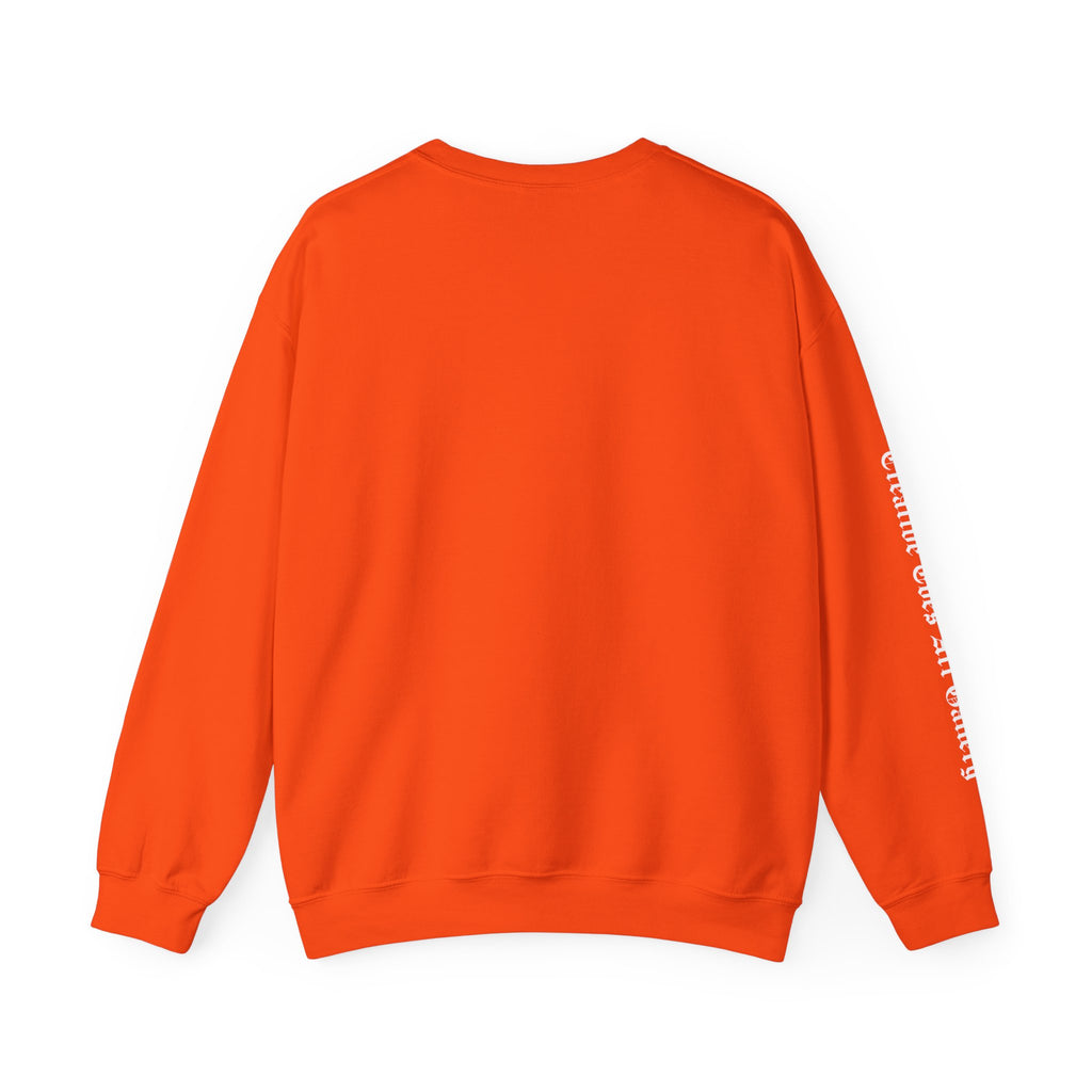 “Inspiring The world One Toe At A Time” Unisex Crewneck Sweatshirt | Creative Toes Art Gallery