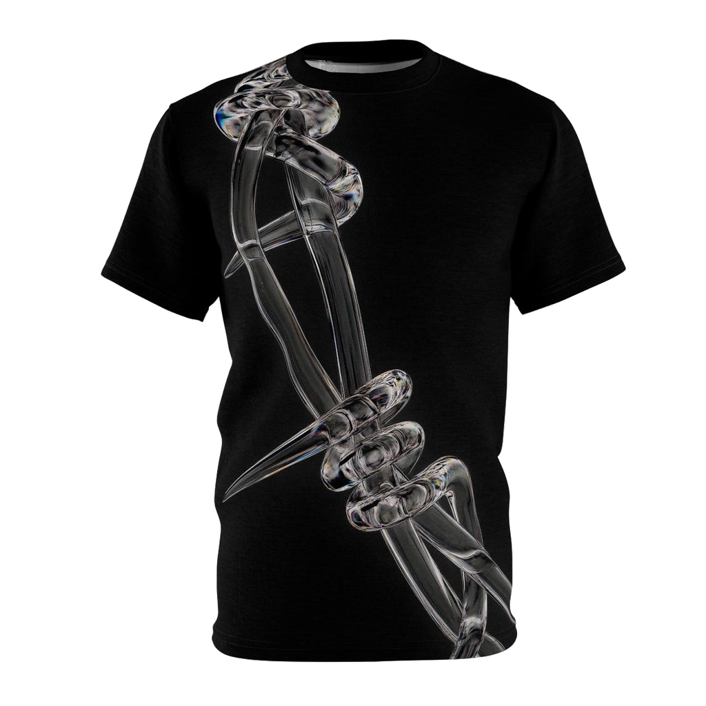 The Cost Of Love Tee — Black All-Over Print Artistic T-Shirt