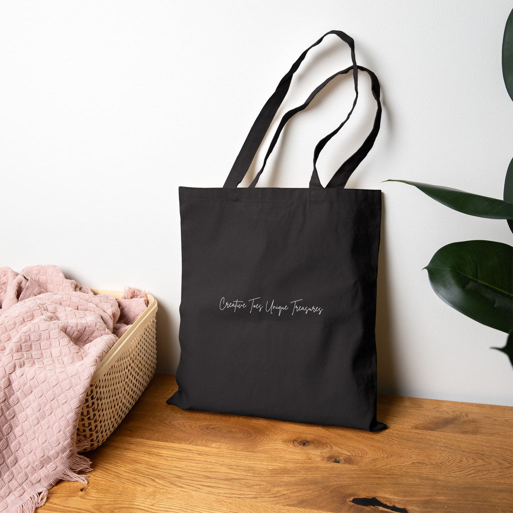 “Where Toes Create Treasures” — Cotton Canvas Tote Bag